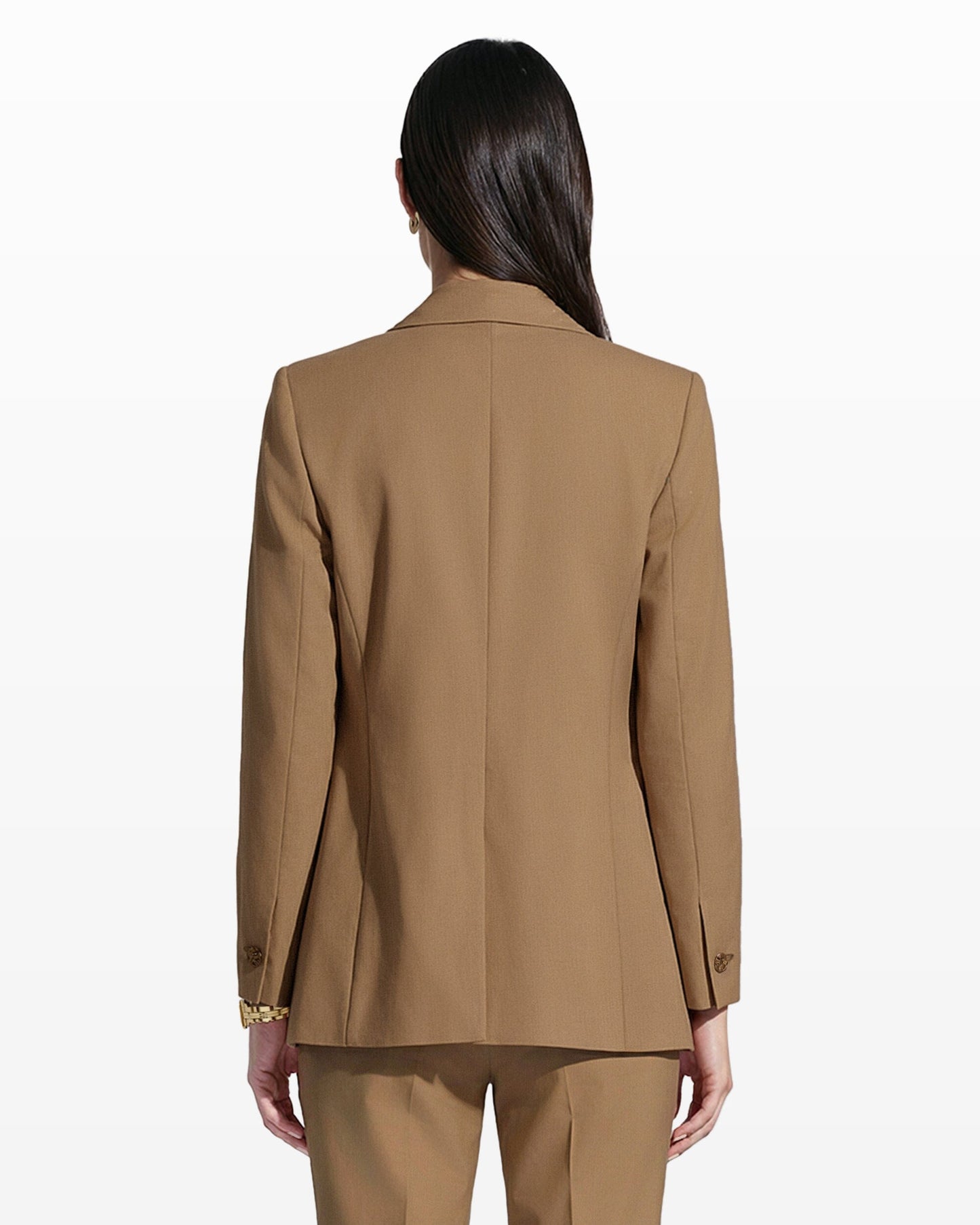 Anne Klein Double-Breasted Blazer with Welt Pockets
