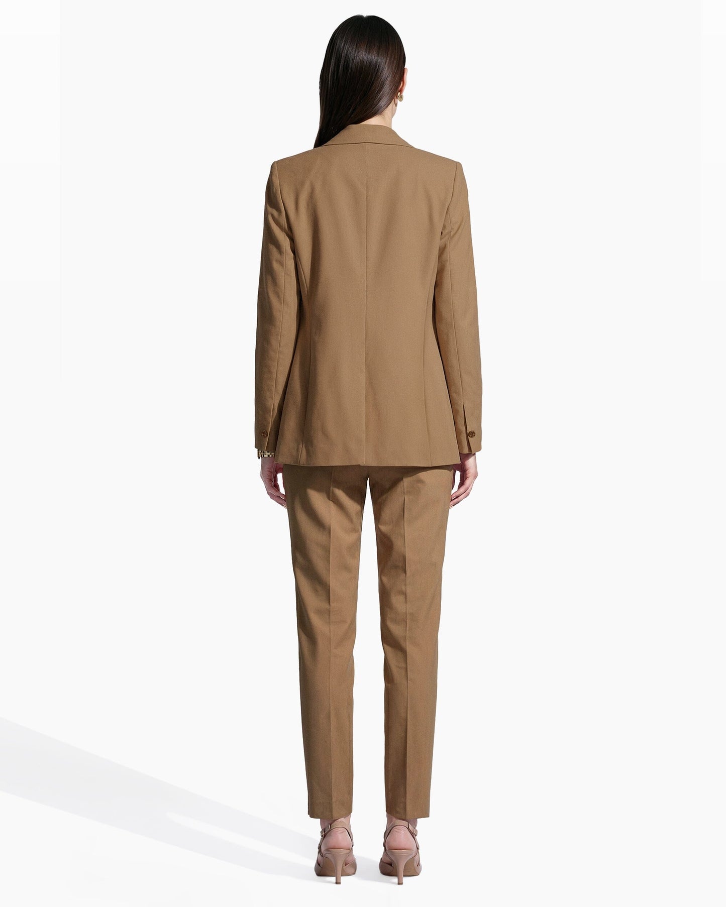 Anne Klein Double-Breasted Blazer with Welt Pockets