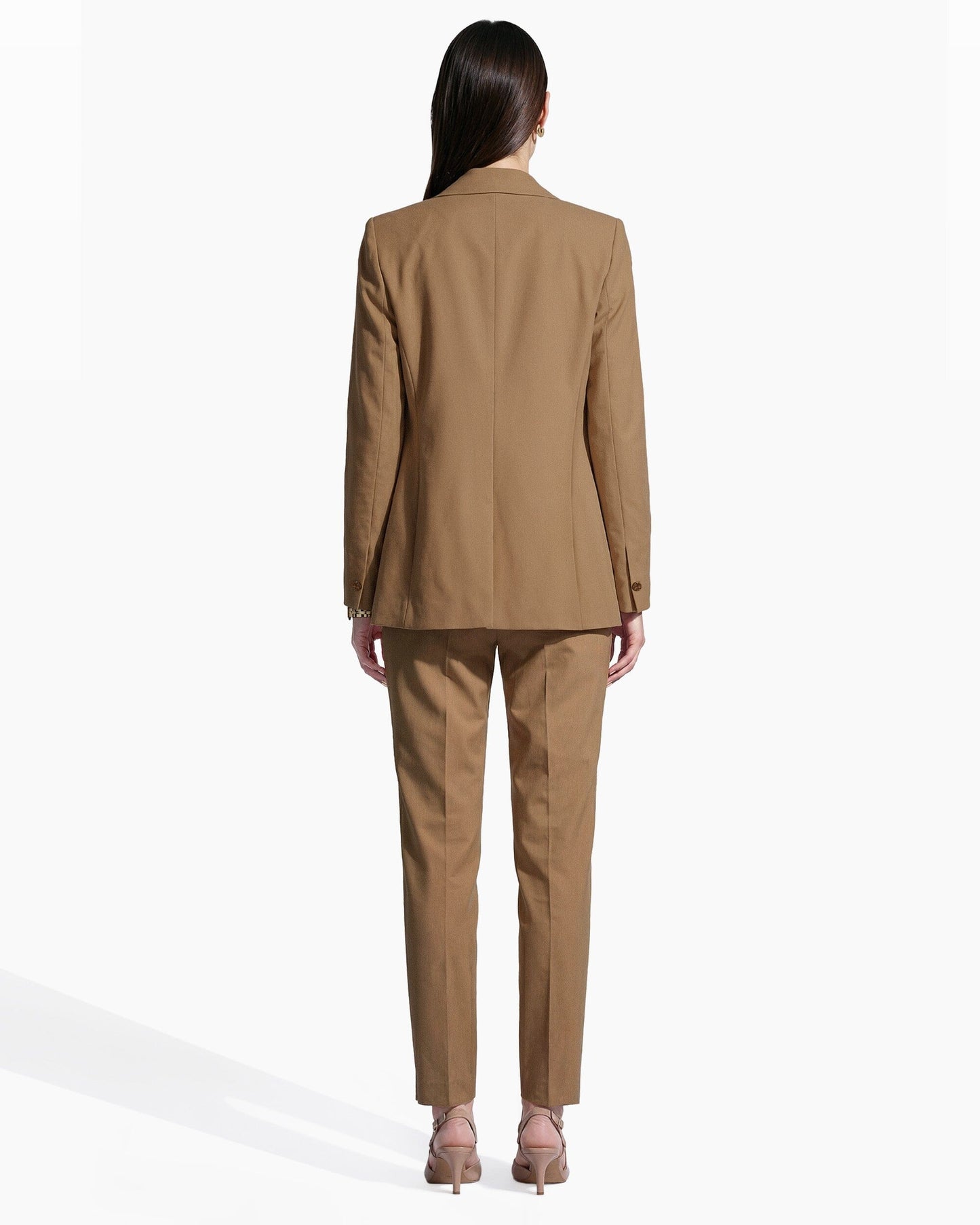 Anne Klein Double-Breasted Blazer with Welt Pockets