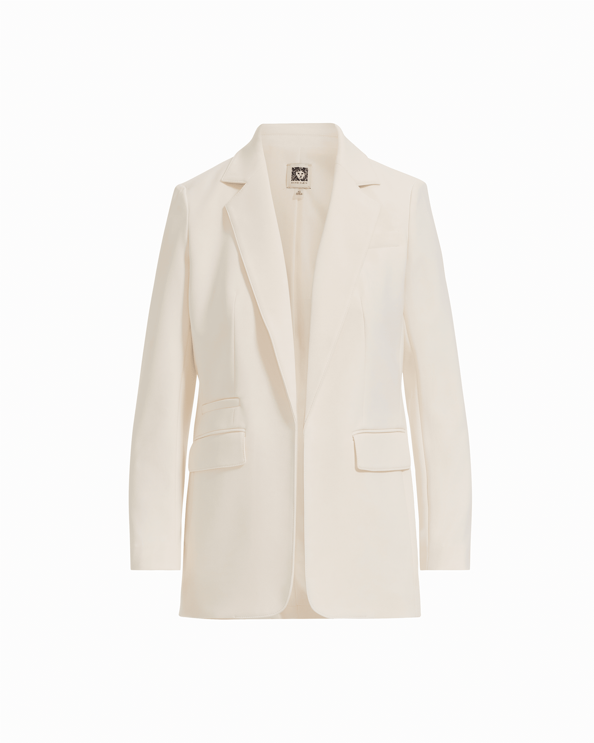 Anne Klein Open Front Notch Collar Jacket