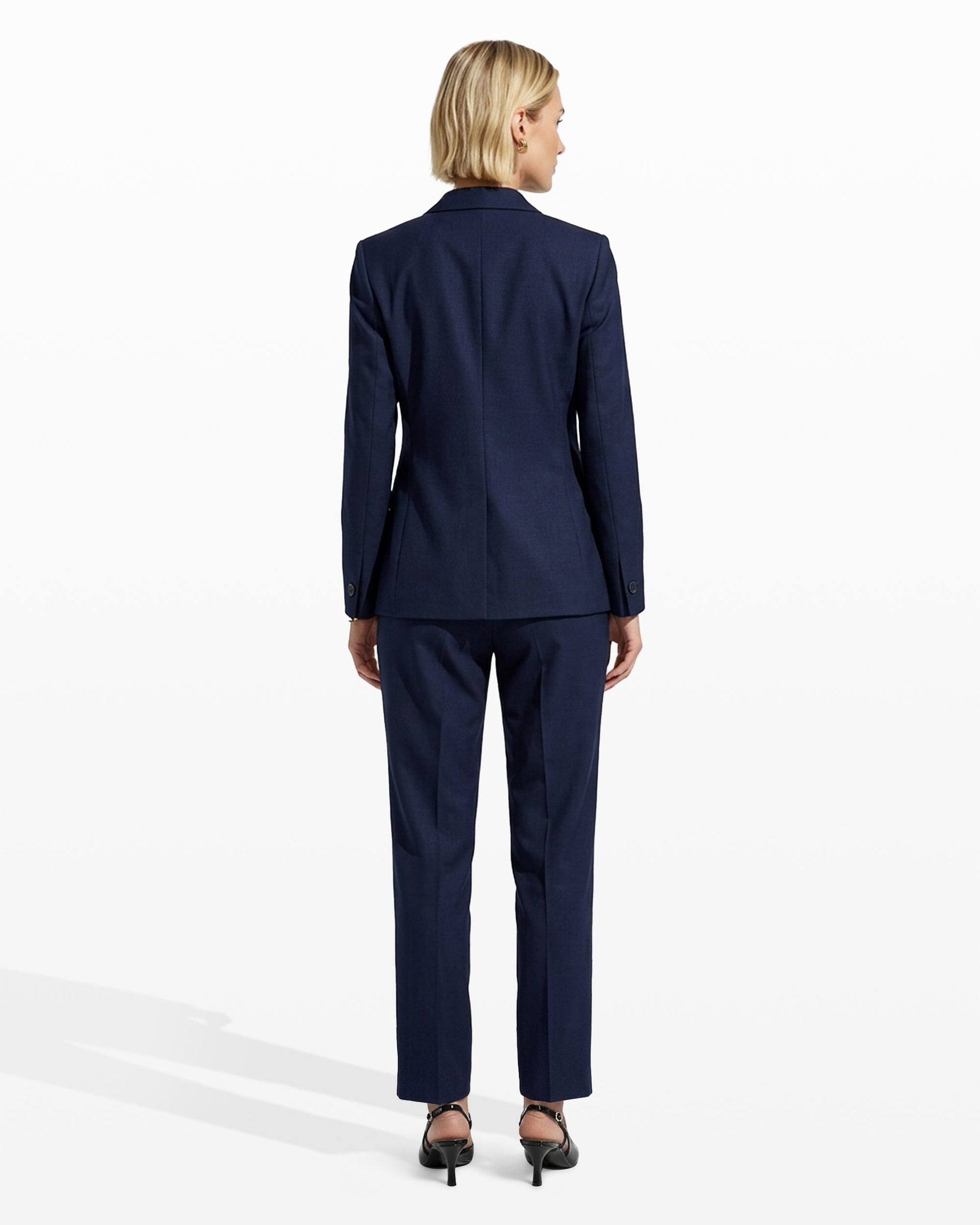 Anne Klein One-Button Linen Blend Jacket