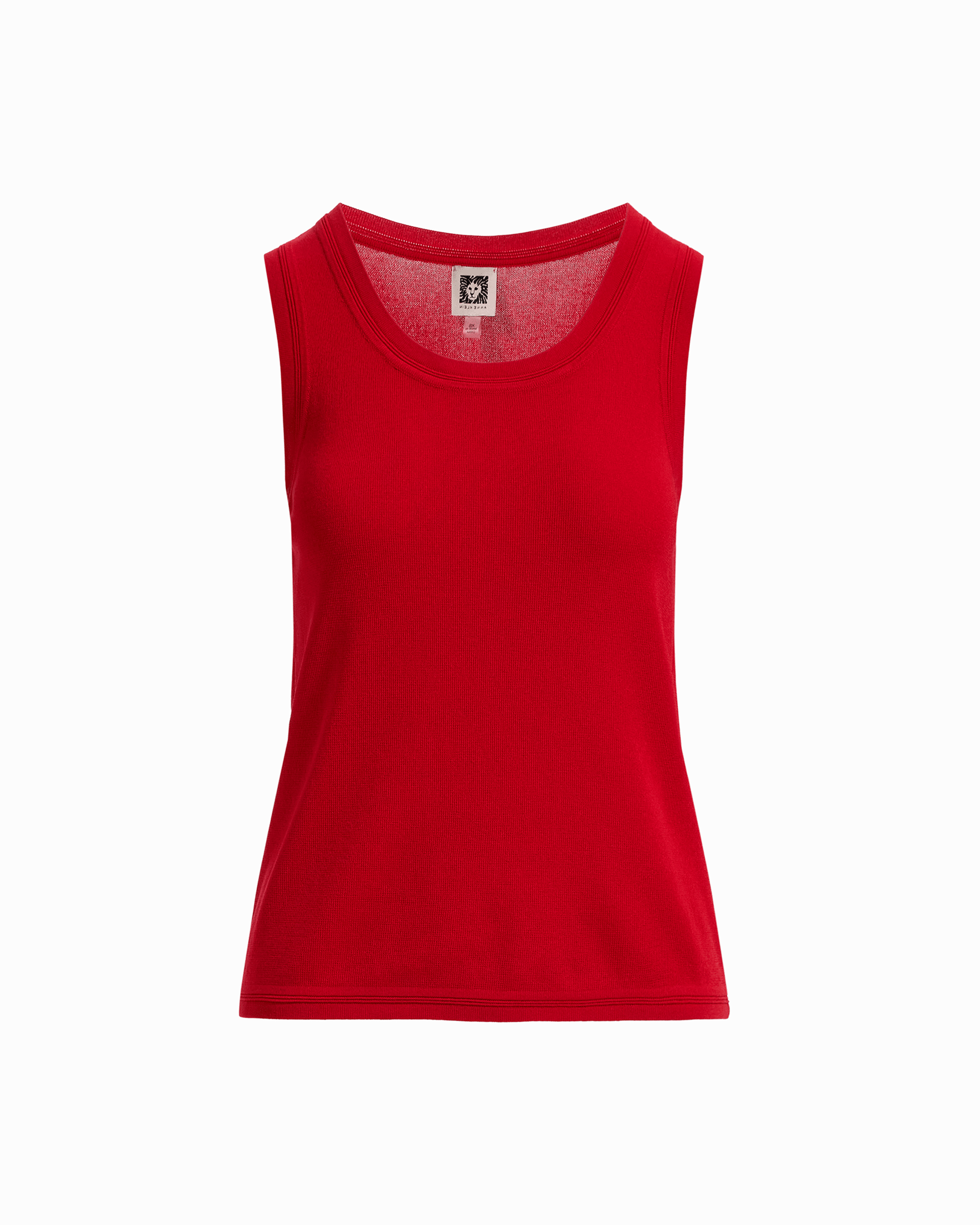 Anne Klein Scoop Neck Sleeveless Full Needle Knit Tank Top