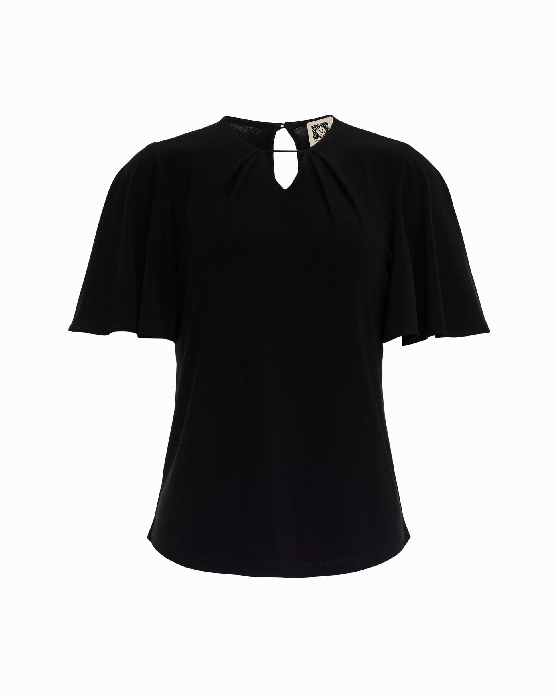 Anne Klein Pleated Bell Sleeve Top