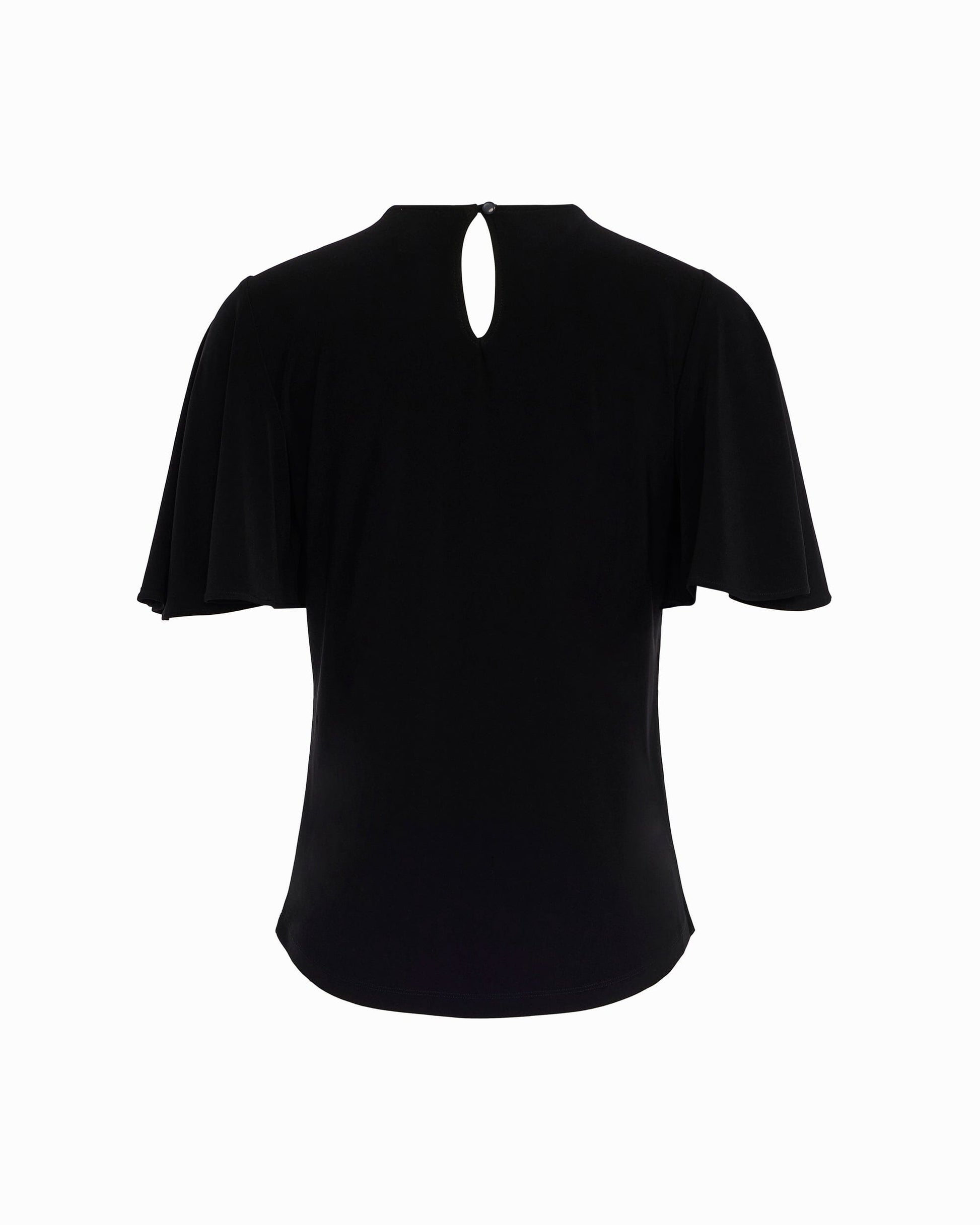 Anne Klein Pleated Bell Sleeve Top