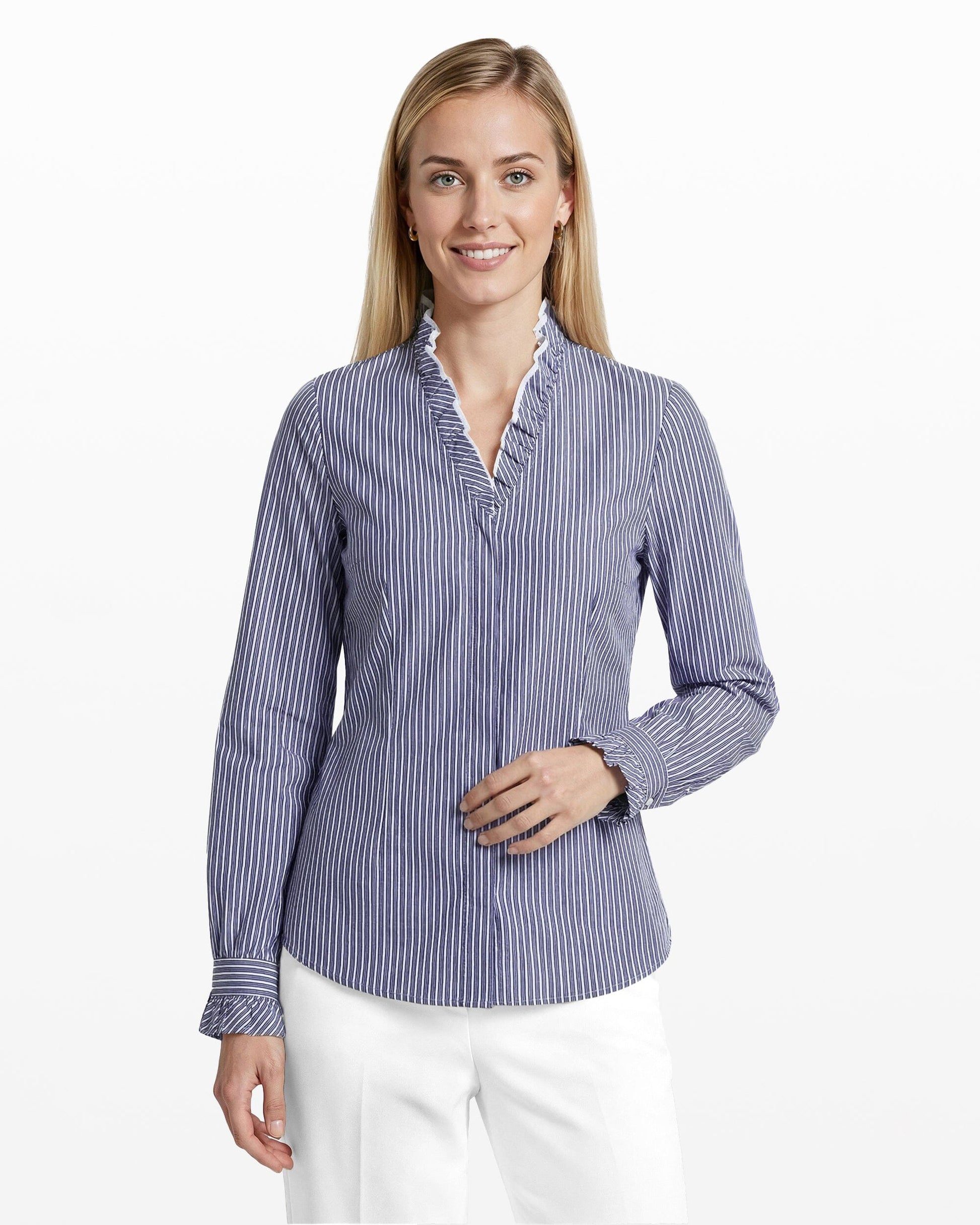 Anne Klein Ruffle Button-Front Shirt