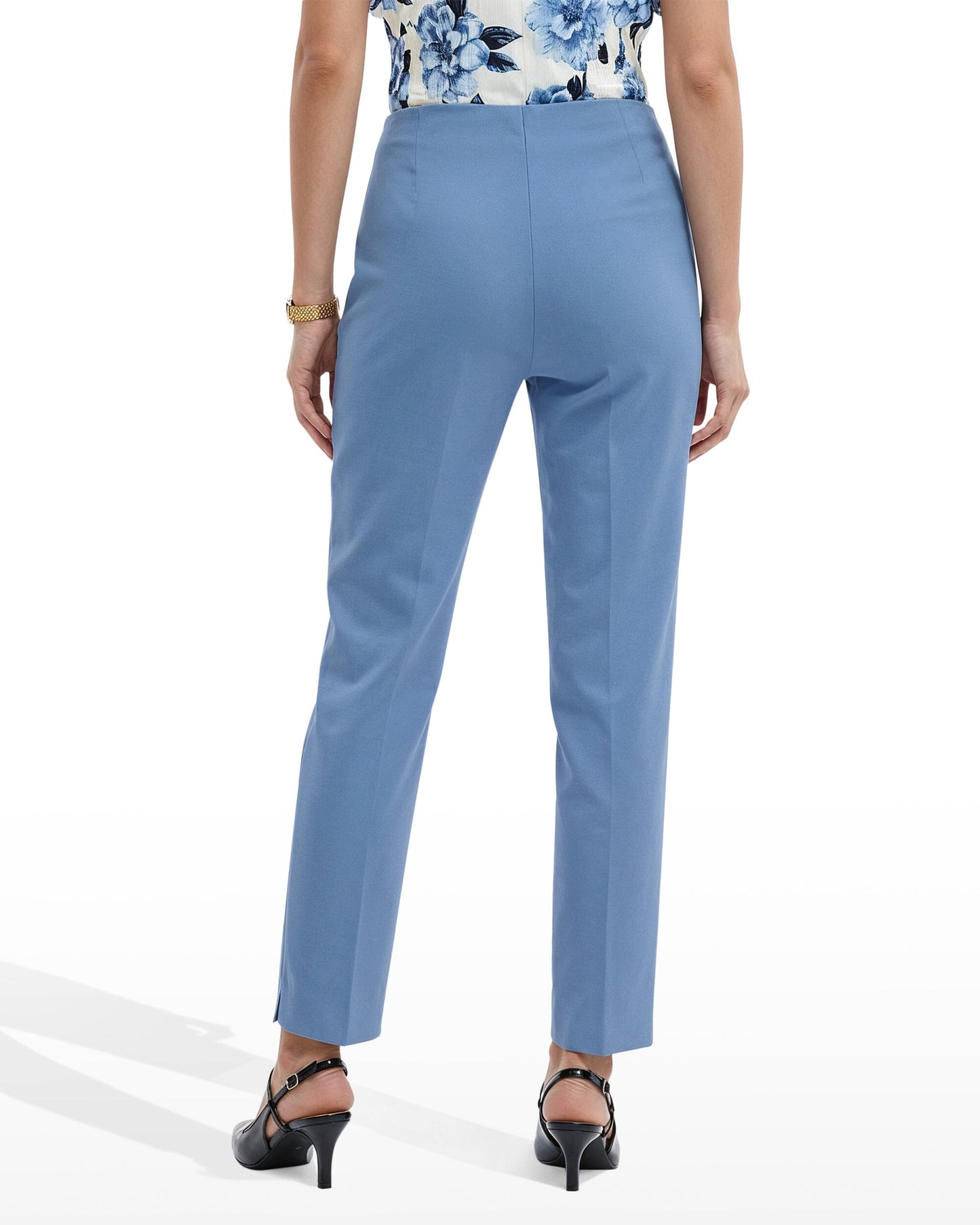 Anne Klein Straight Ankle Hollywood Waist Pants