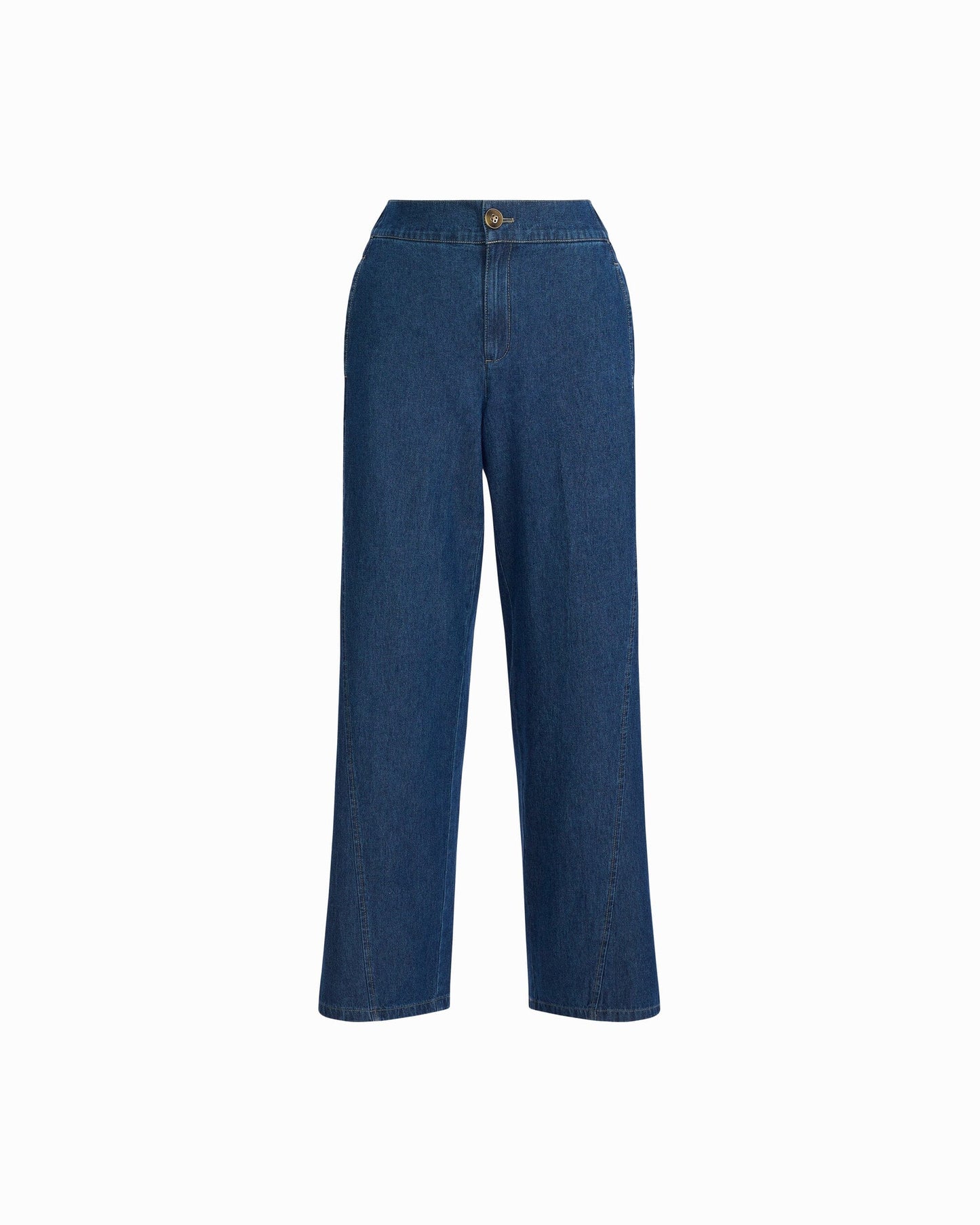 Anne Klein Wide Leg Pants with Curved Seams