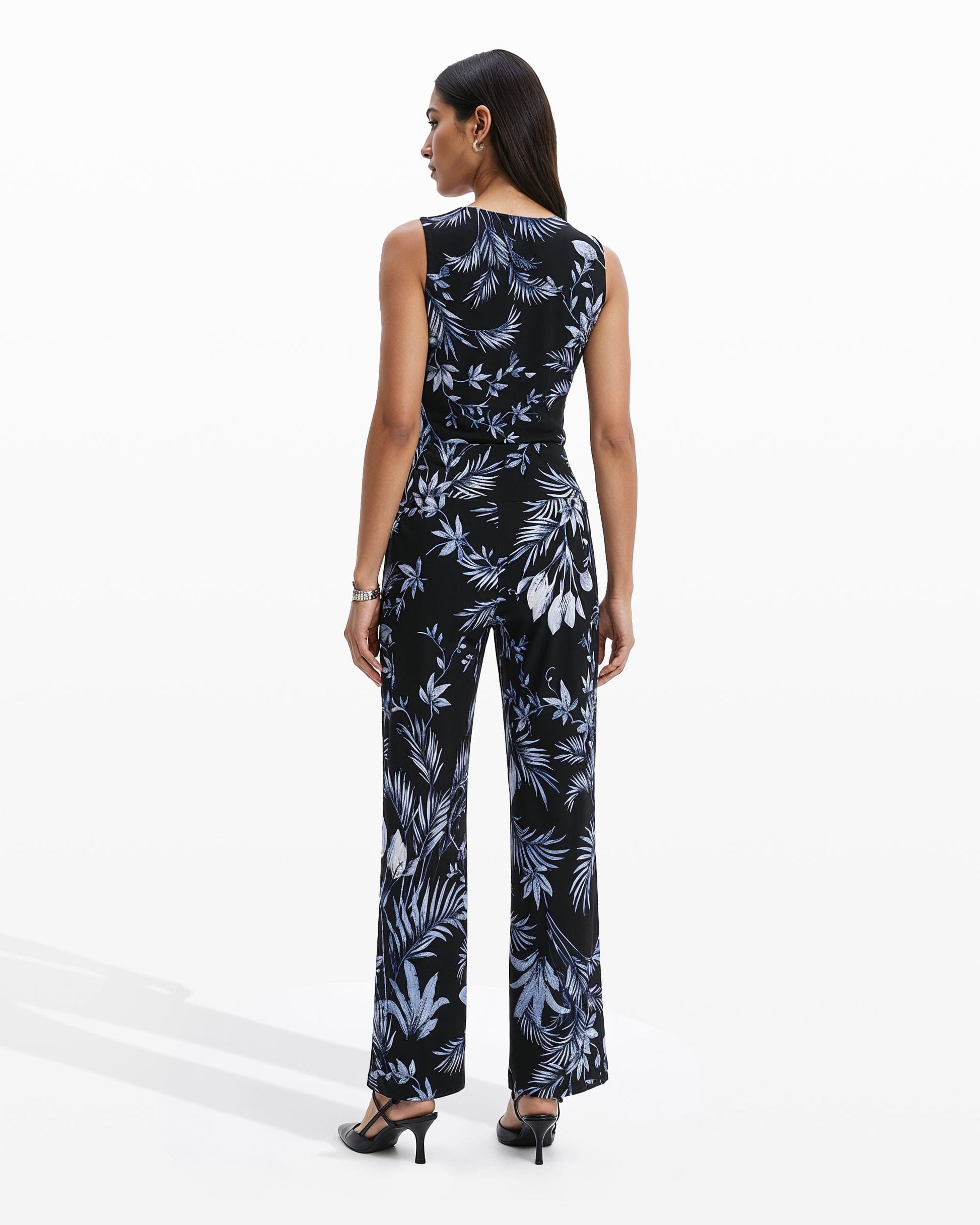 Anne Klein Wide-Leg Palazzo Pant High-Rise Waistband