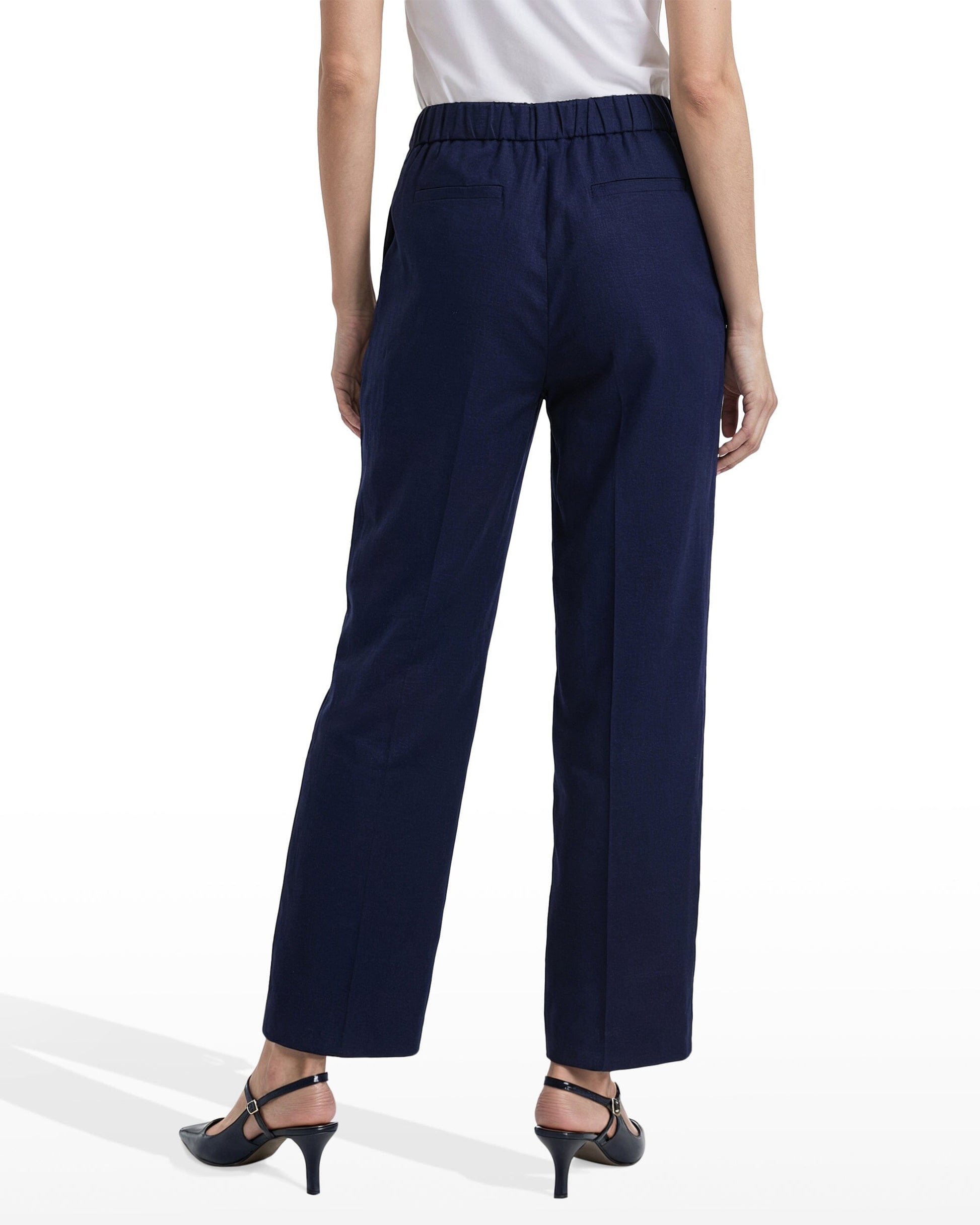 Anne Klein Straight Ankle Pull-On Pants