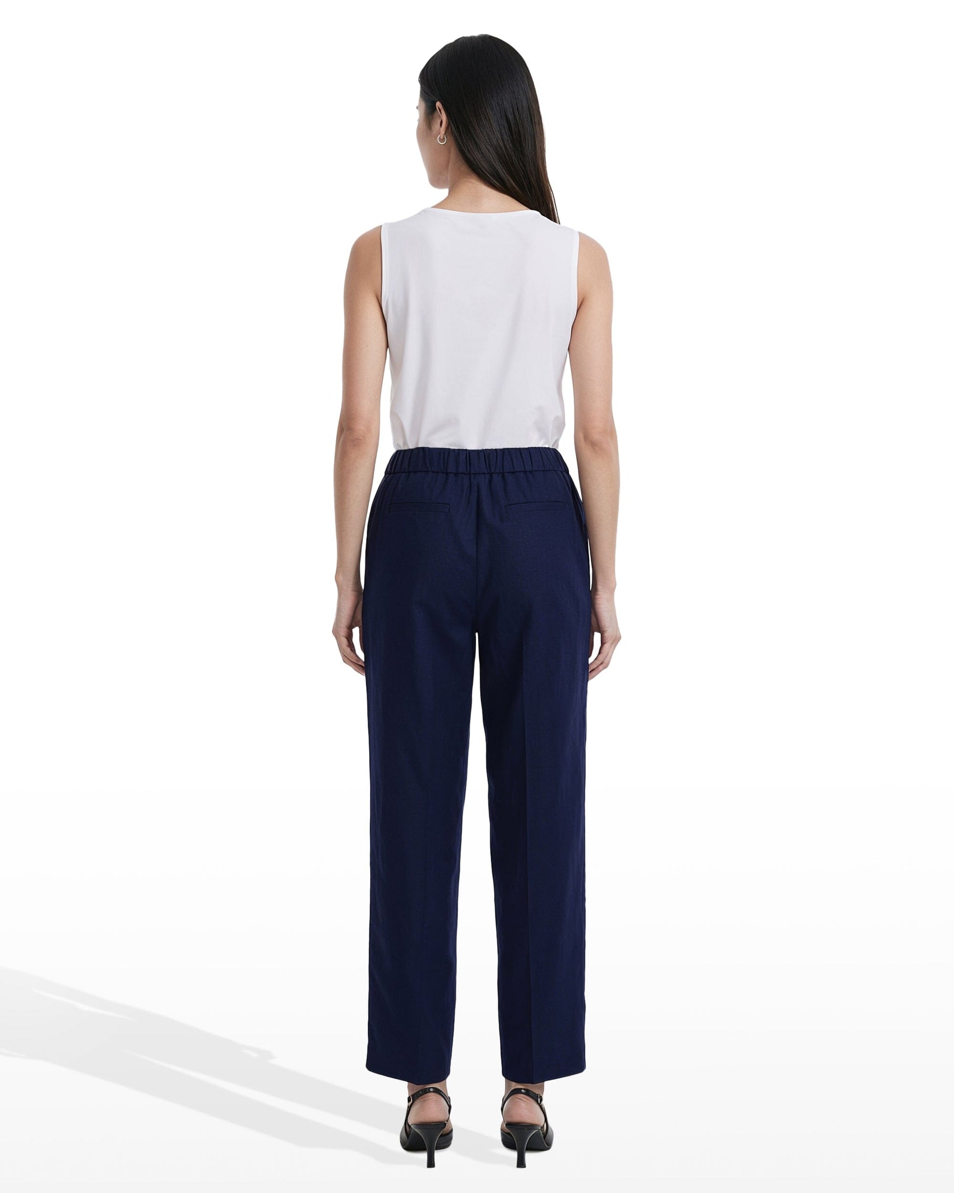 Anne Klein Straight Ankle Pull-On Pants