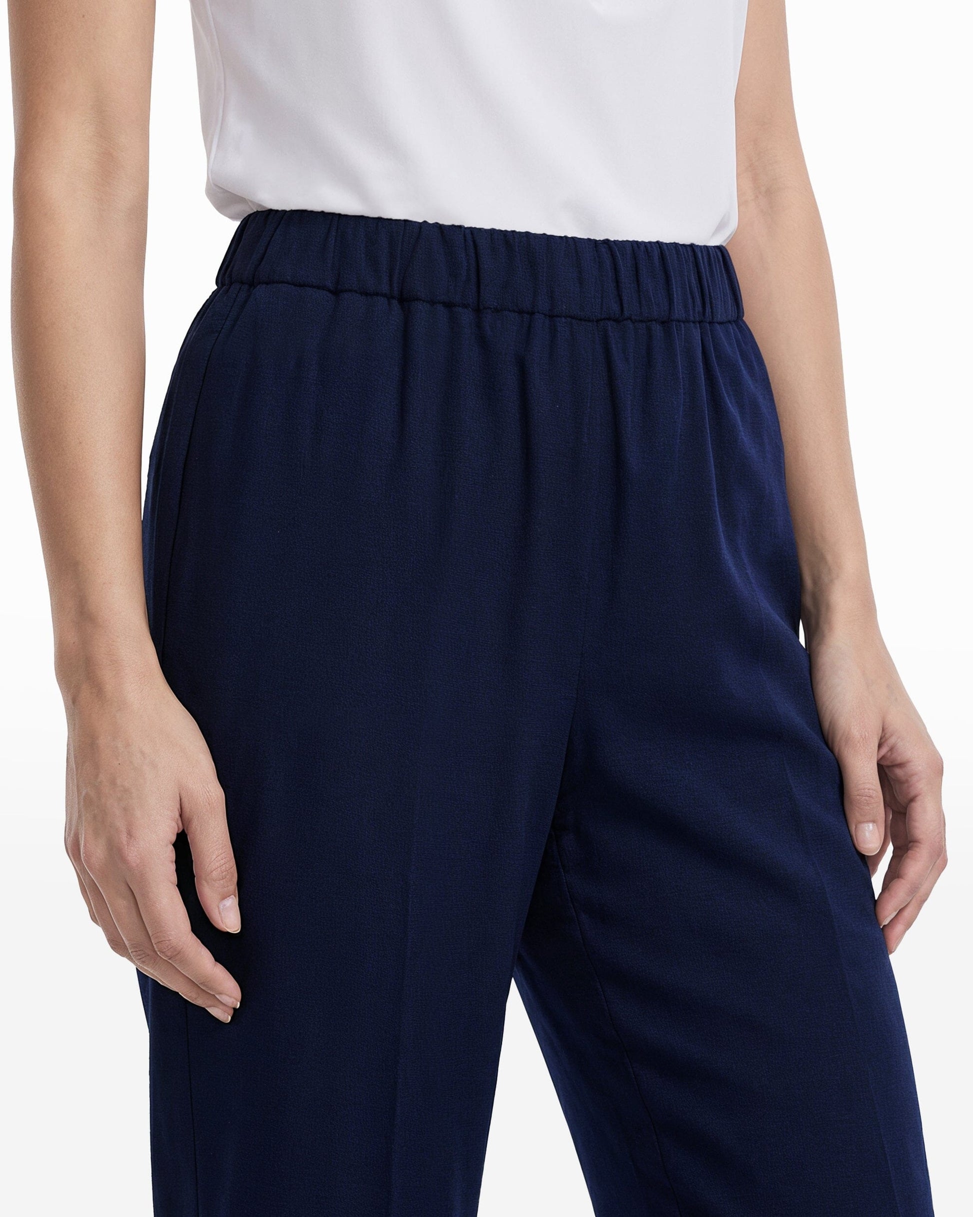 Anne Klein Straight Ankle Pull-On Pants