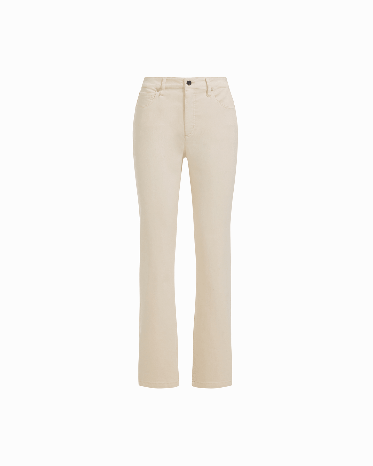 Anne Klein Leo Straight-Leg Pants in WHITE DOVE