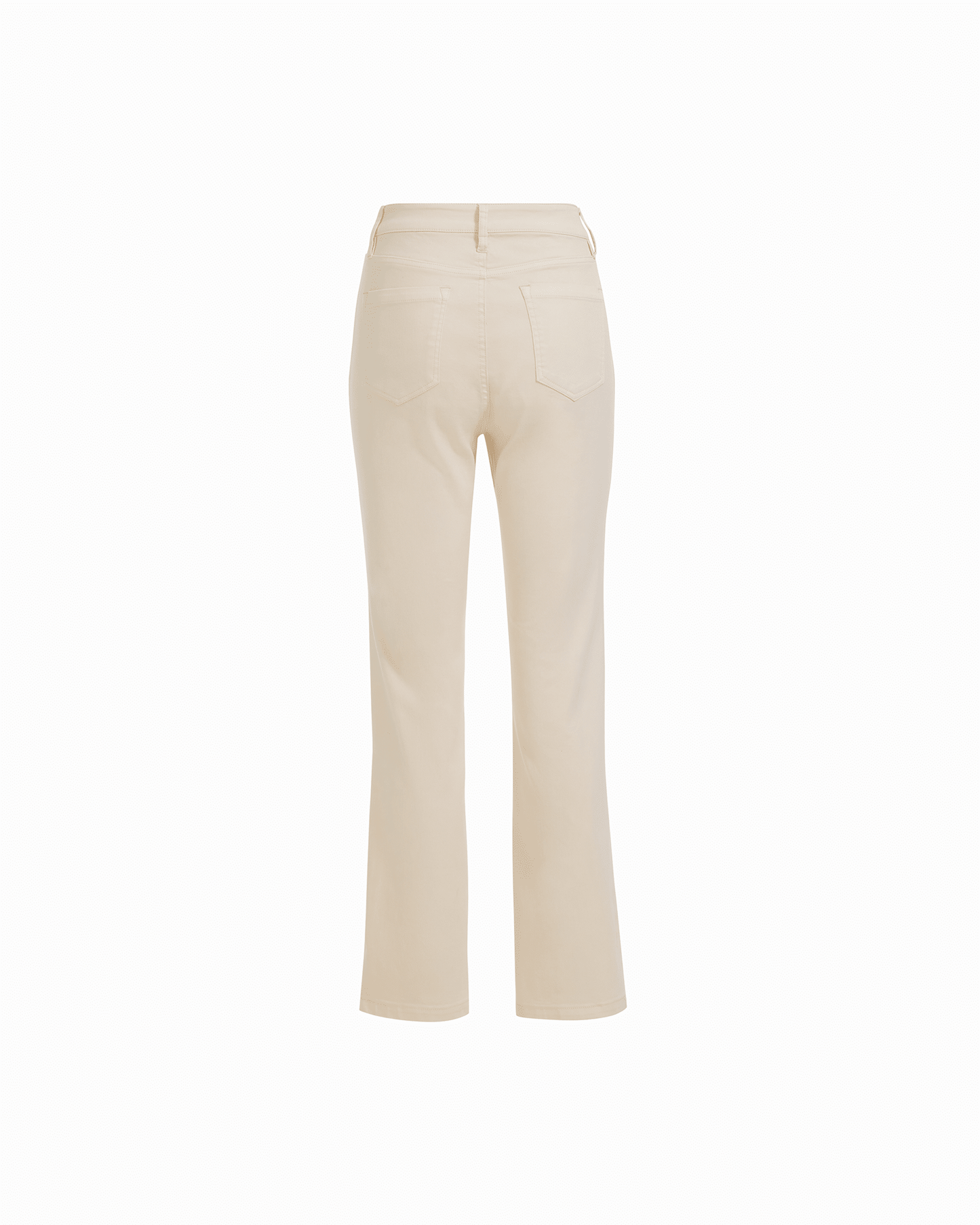 Anne Klein Leo Straight-Leg Pants in WHITE DOVE