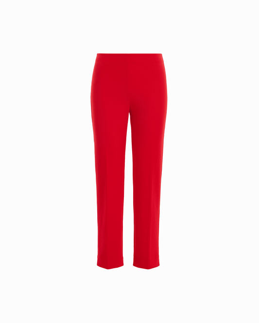 Anne Klein Plus Size Pull-On Straight Ankle Pant with Hollywood Waist | Anne Klei