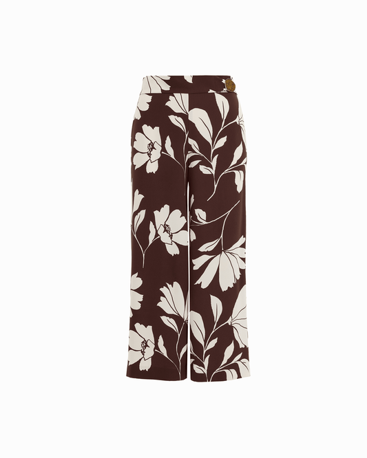 Anne Klein Pull-On Crop Pant with Hardware