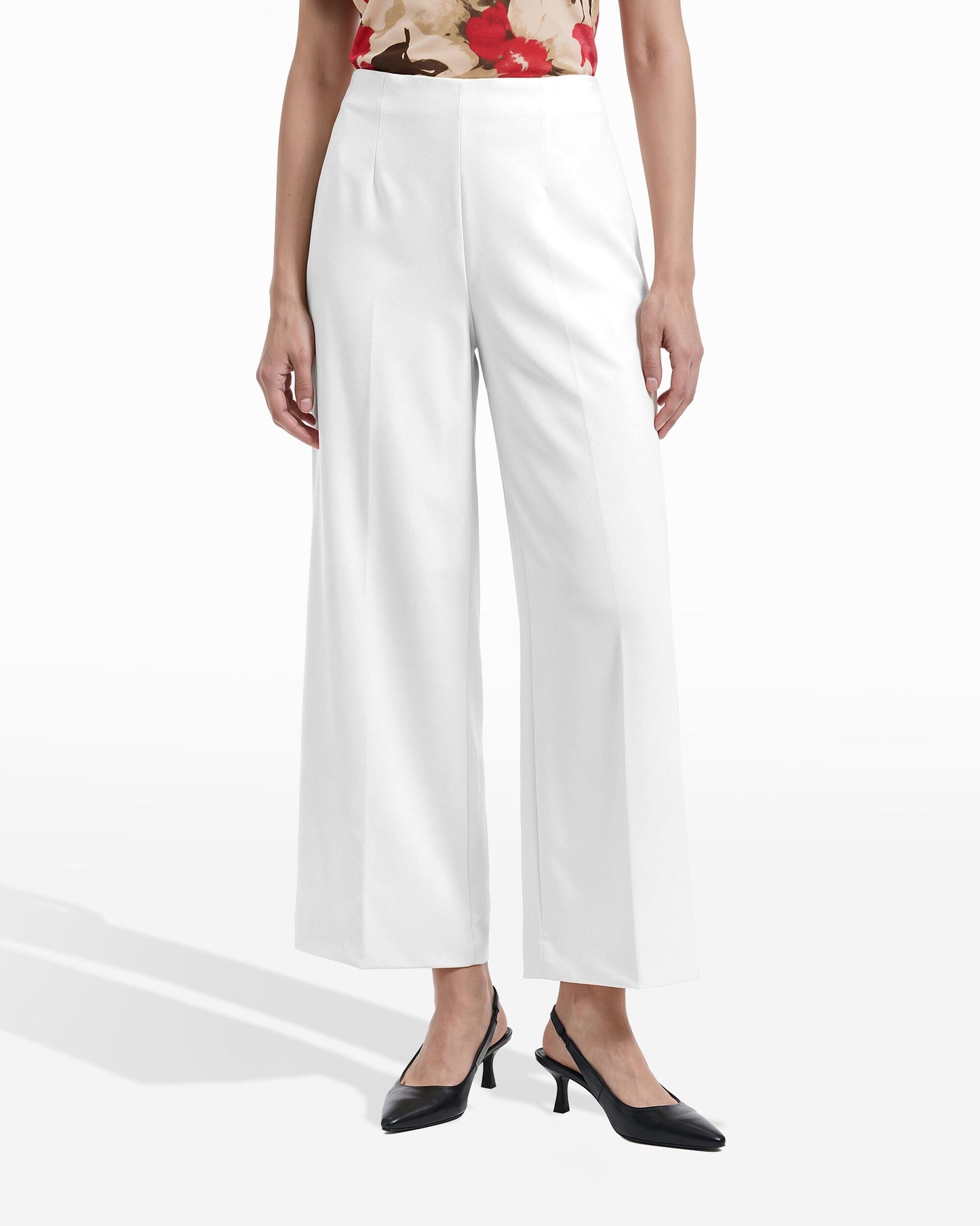 Anne Klein Straight Leg Ankle Pull-On Pant