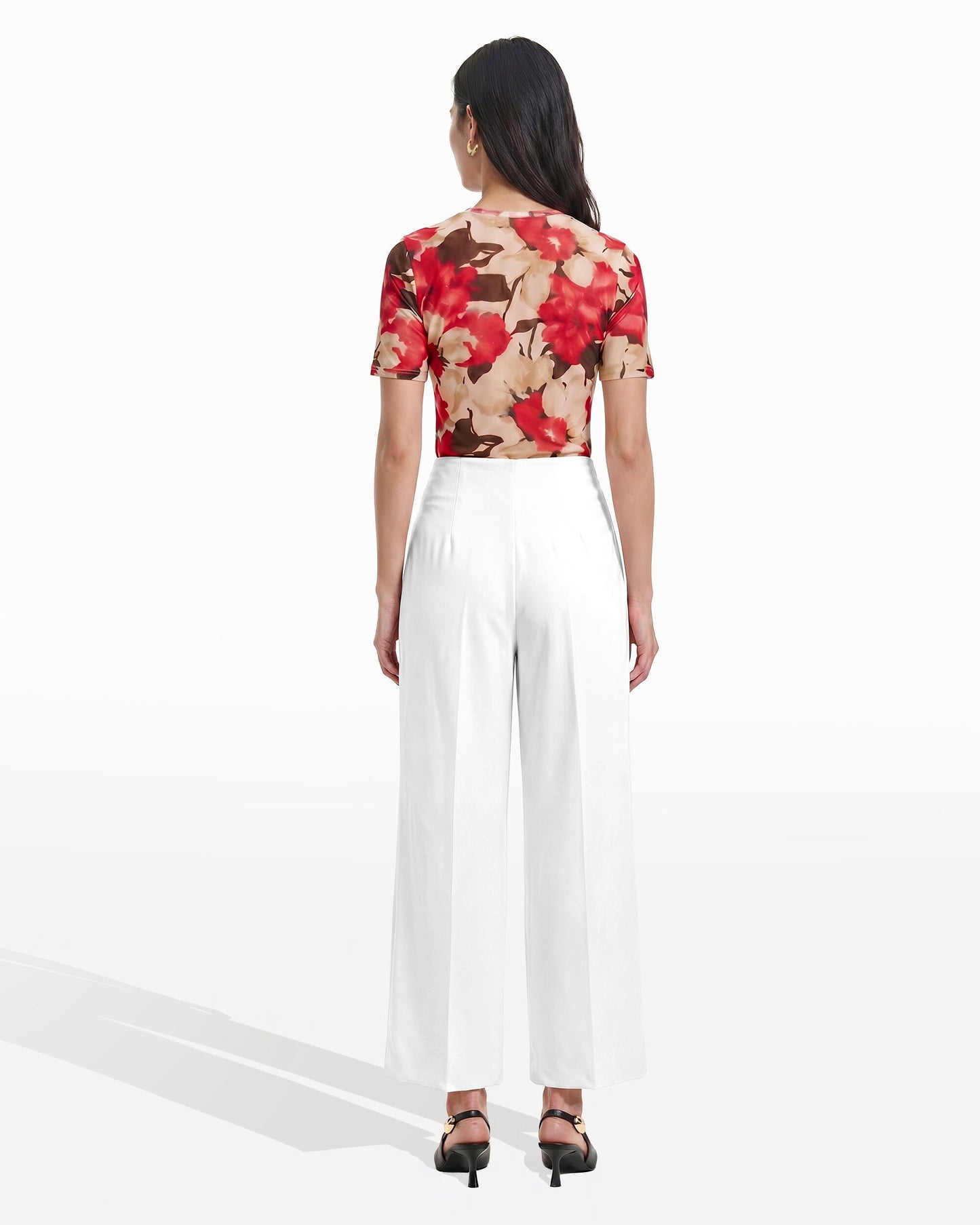 Anne Klein Straight Leg Ankle Pull-On Pant