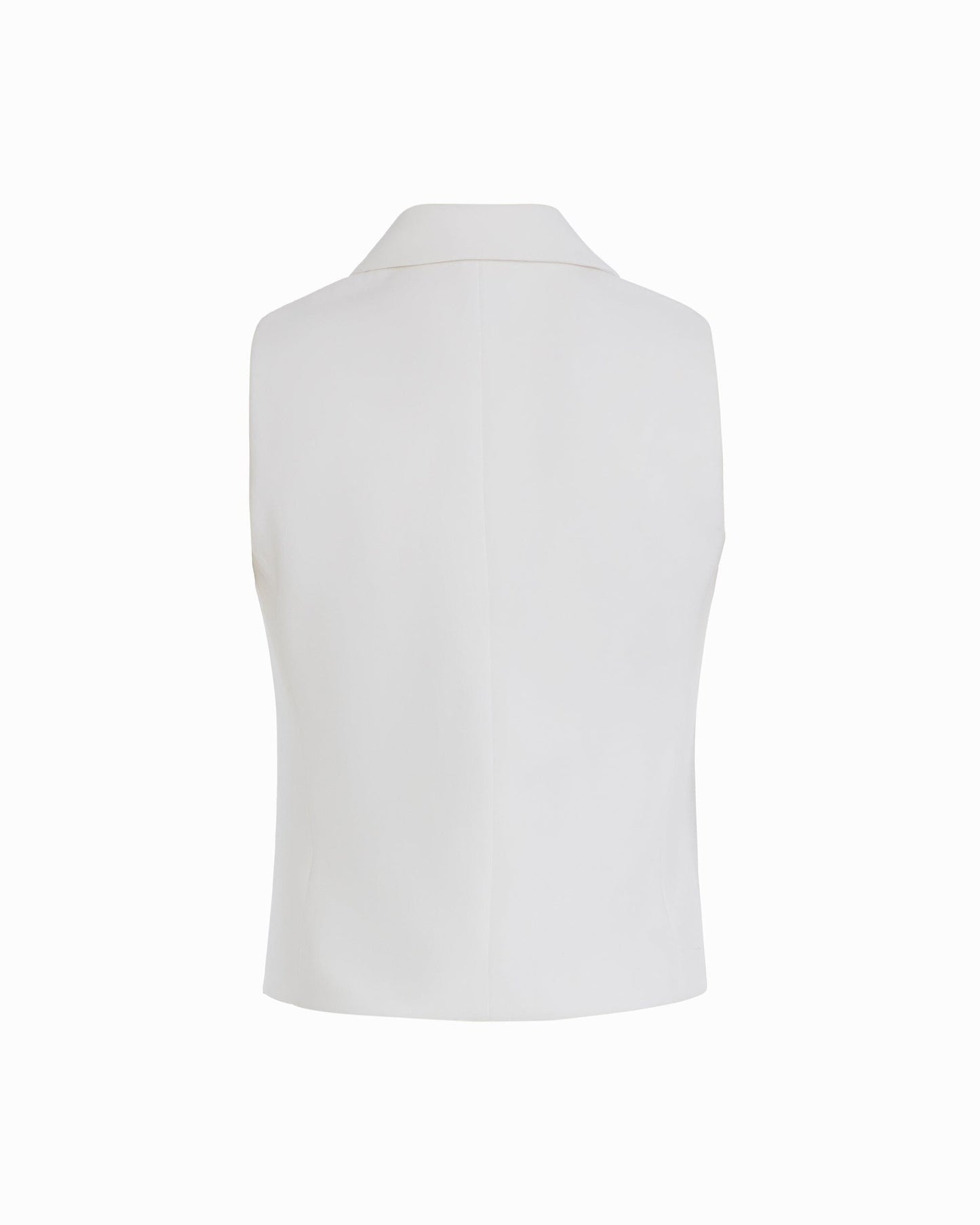 Anne Klein Notch Collar Vest with Welt Pockets