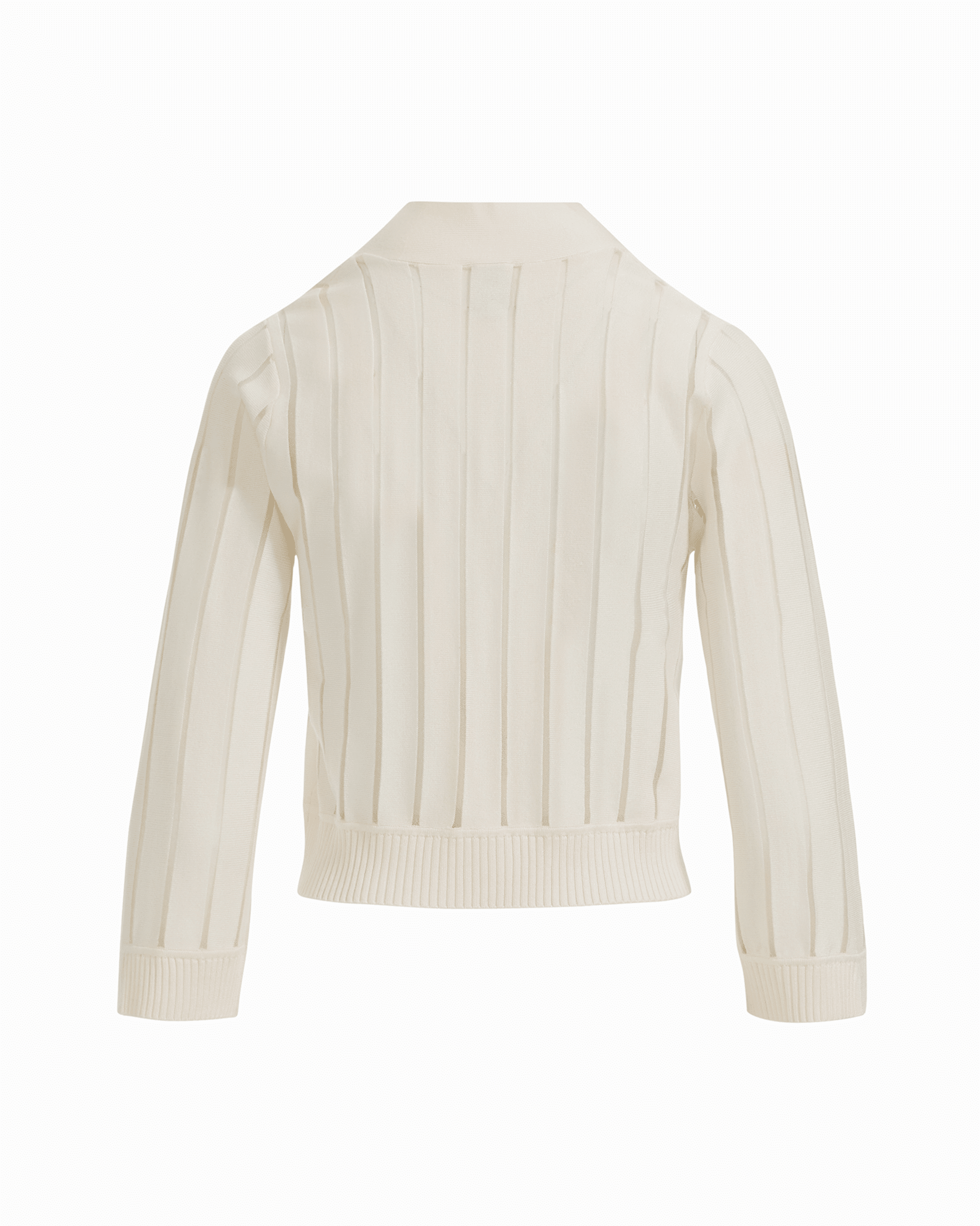 Anne Klein Sheer Stripe Shrug Open Front Cardigan