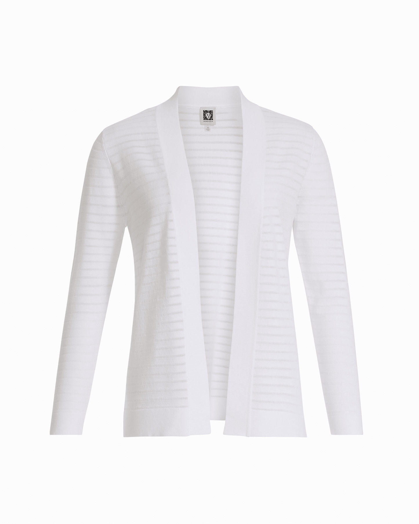Anne Klein Sheer Stripe Petite Cardigan