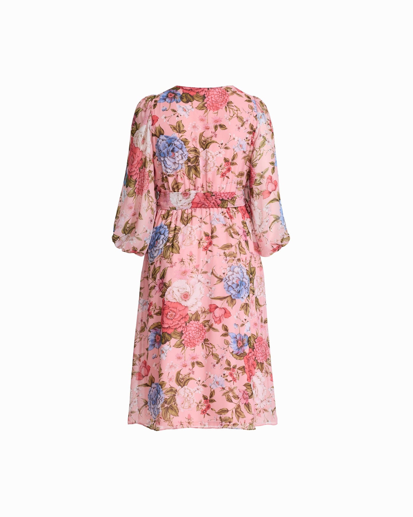 Anne Klein Three-Quarter Sleeve Midi Dress