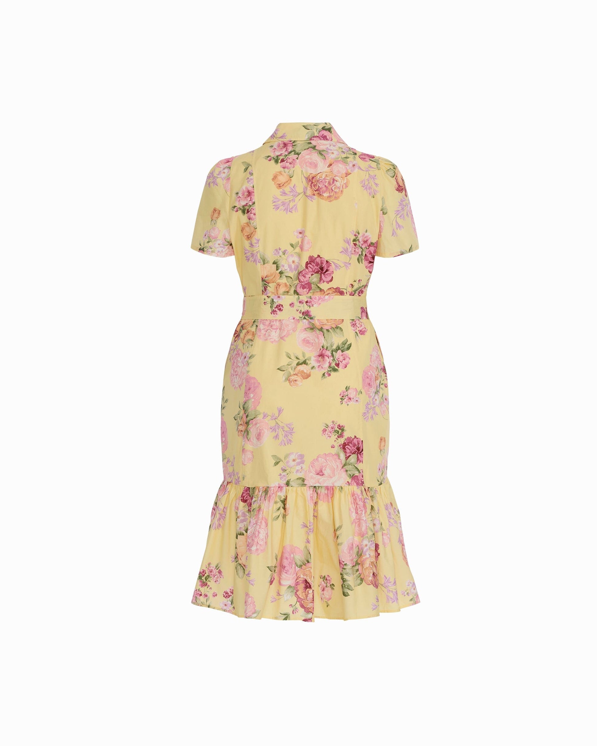 Anne Klein Short Sleeve Tiered Shirt Dress