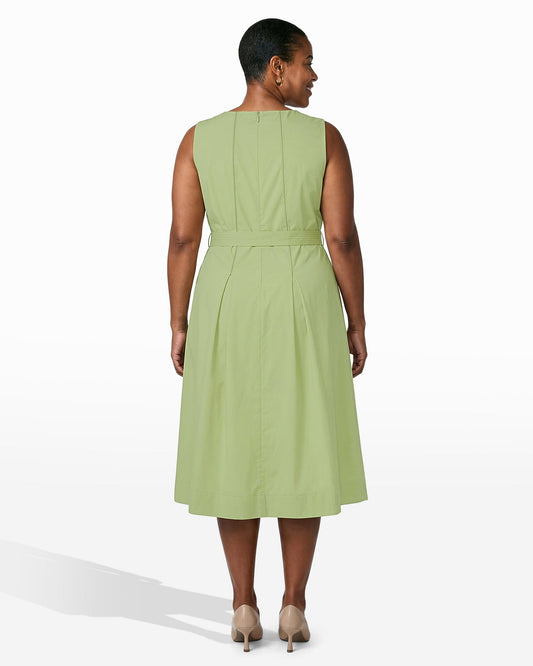 Anne Klein Paneled Bodice Midi Dress