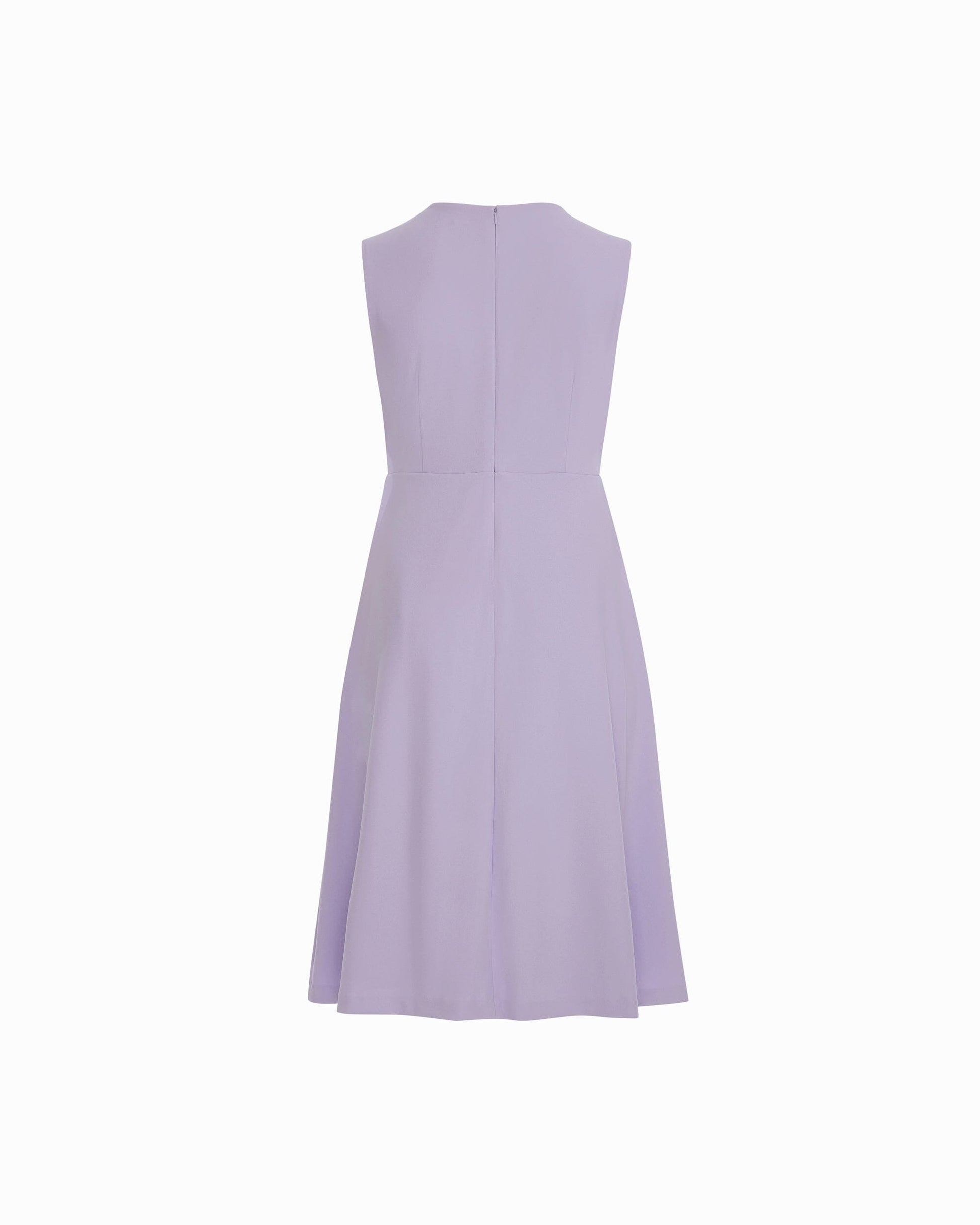 Anne Klein Twist Front A-line Midi Dress