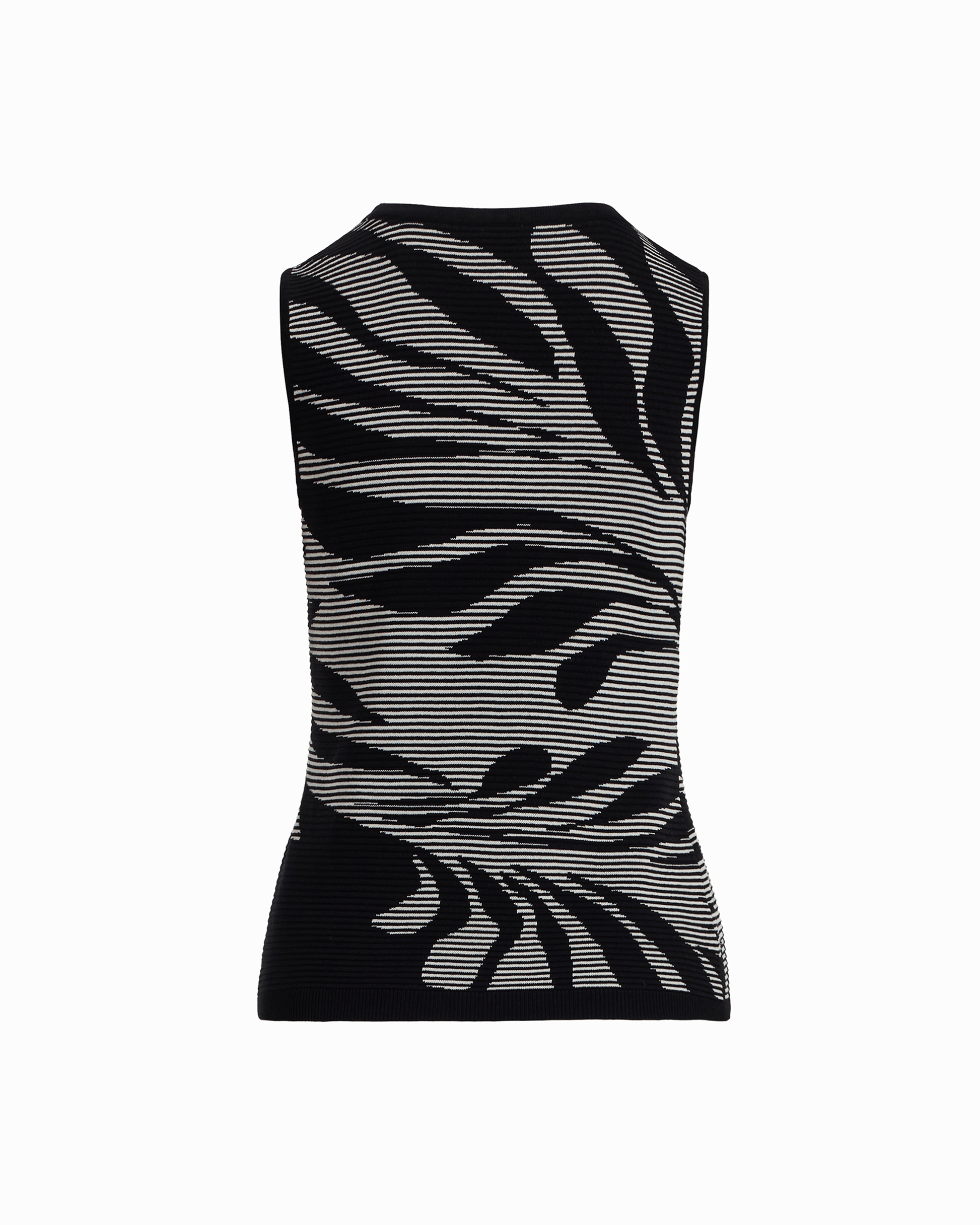 Anne Klein Ottoman Jacquard Sleeveless Tank