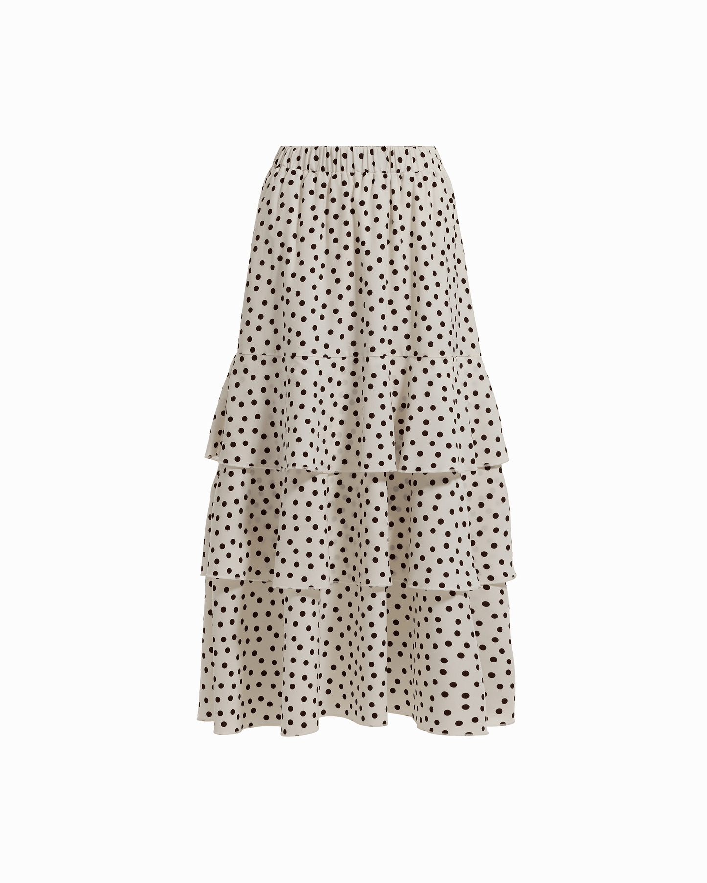 Anne Klein Tiered Lined Pull-On Skirt