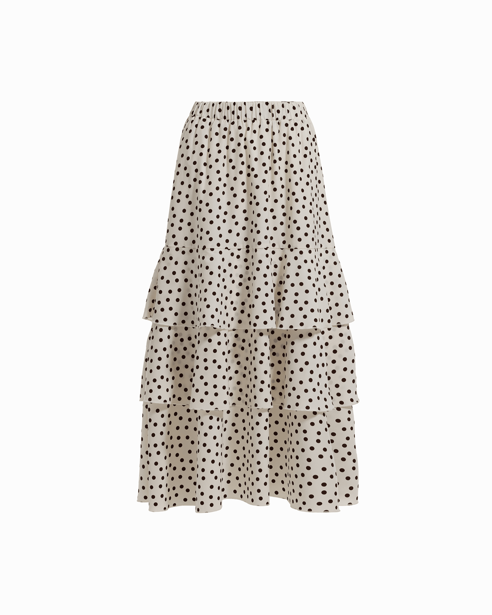 Anne Klein Tiered Lined Pull-On Skirt