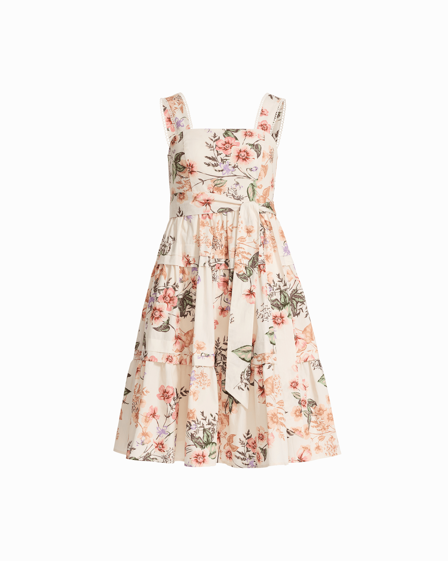 Anne Klein A-line Tiered Midi Dress