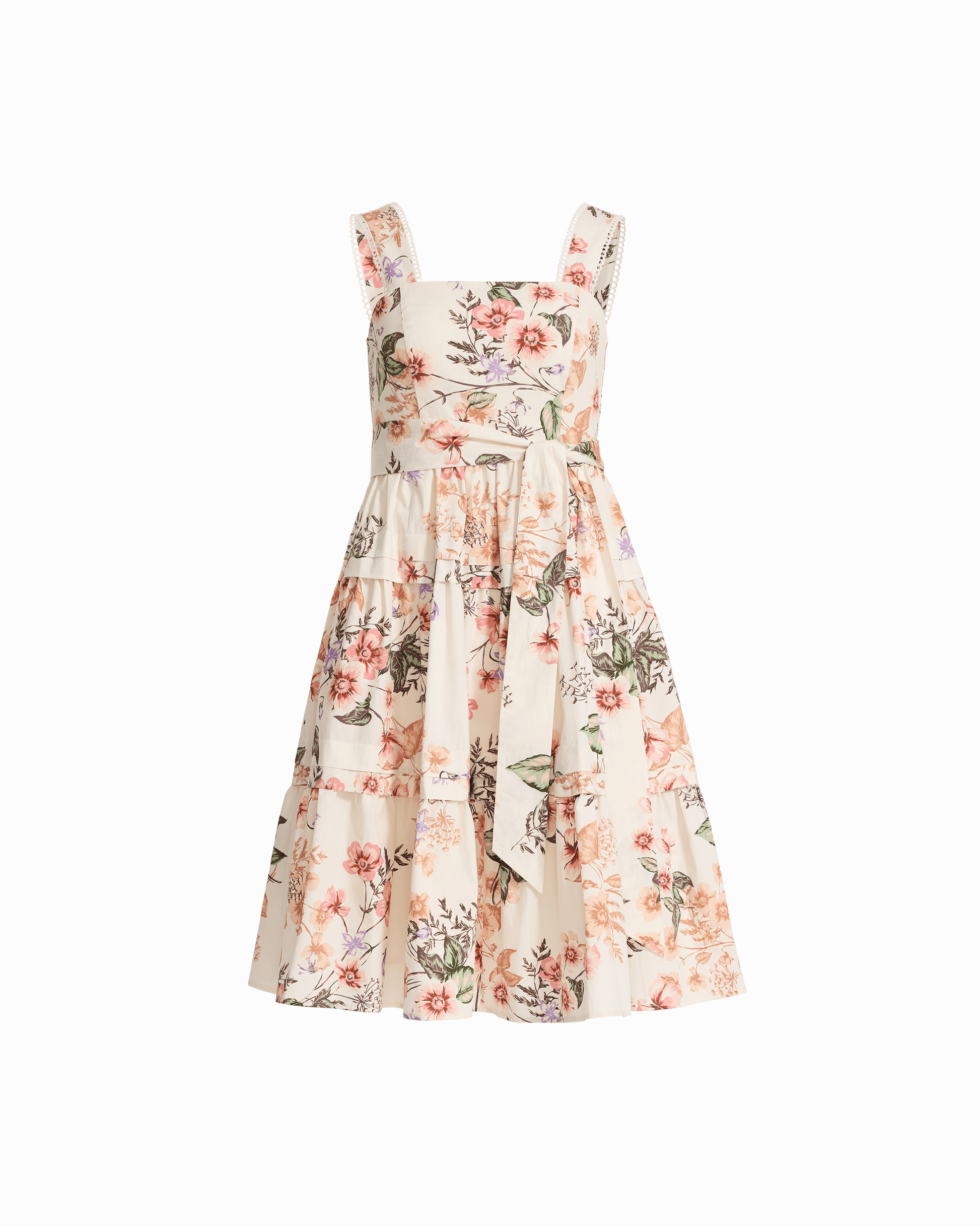 Anne Klein A-line Tiered Midi Dress