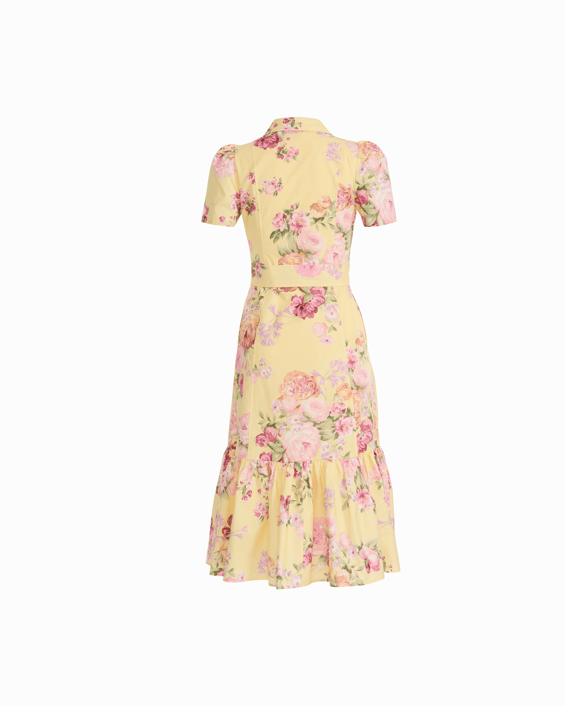 Anne Klein Short Sleeve Tiered Shirt Dress