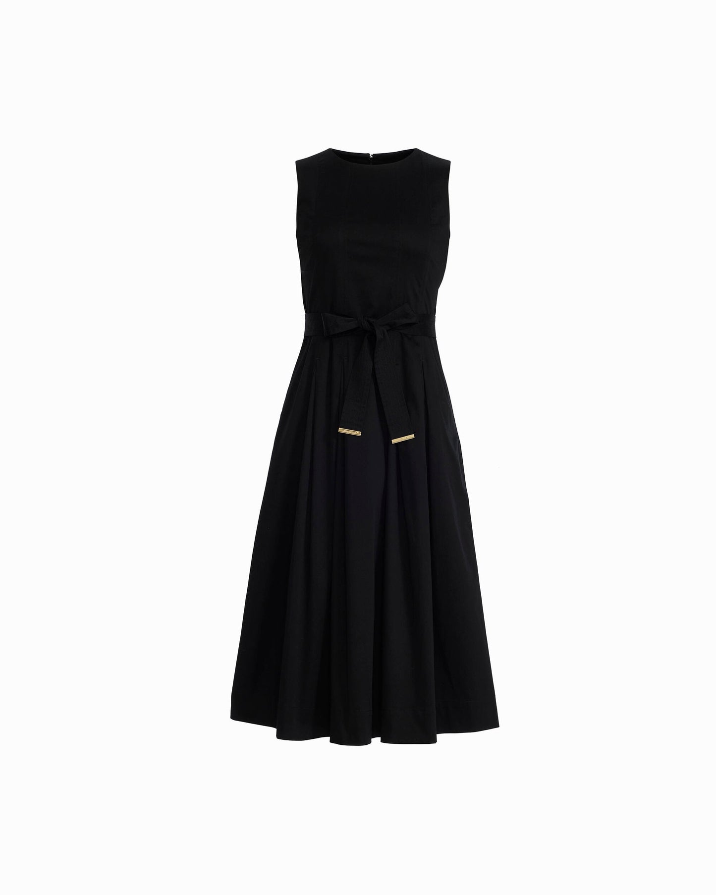 Anne Klein Paneled Bodice Jewel Neck Midi Dress