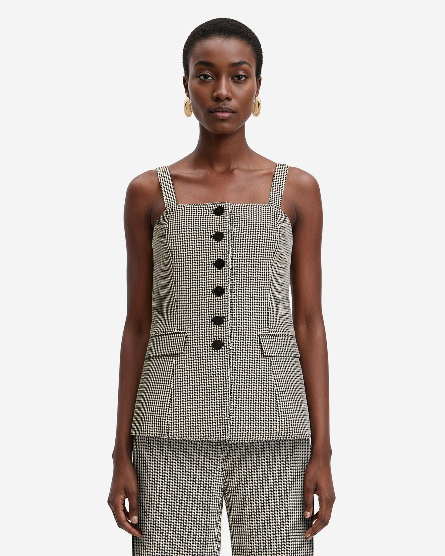 Anne Klein Front Button Vest