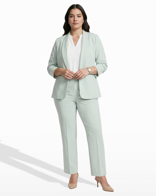 Anne Klein Plus Size Shawl Collar Open Front Jacket