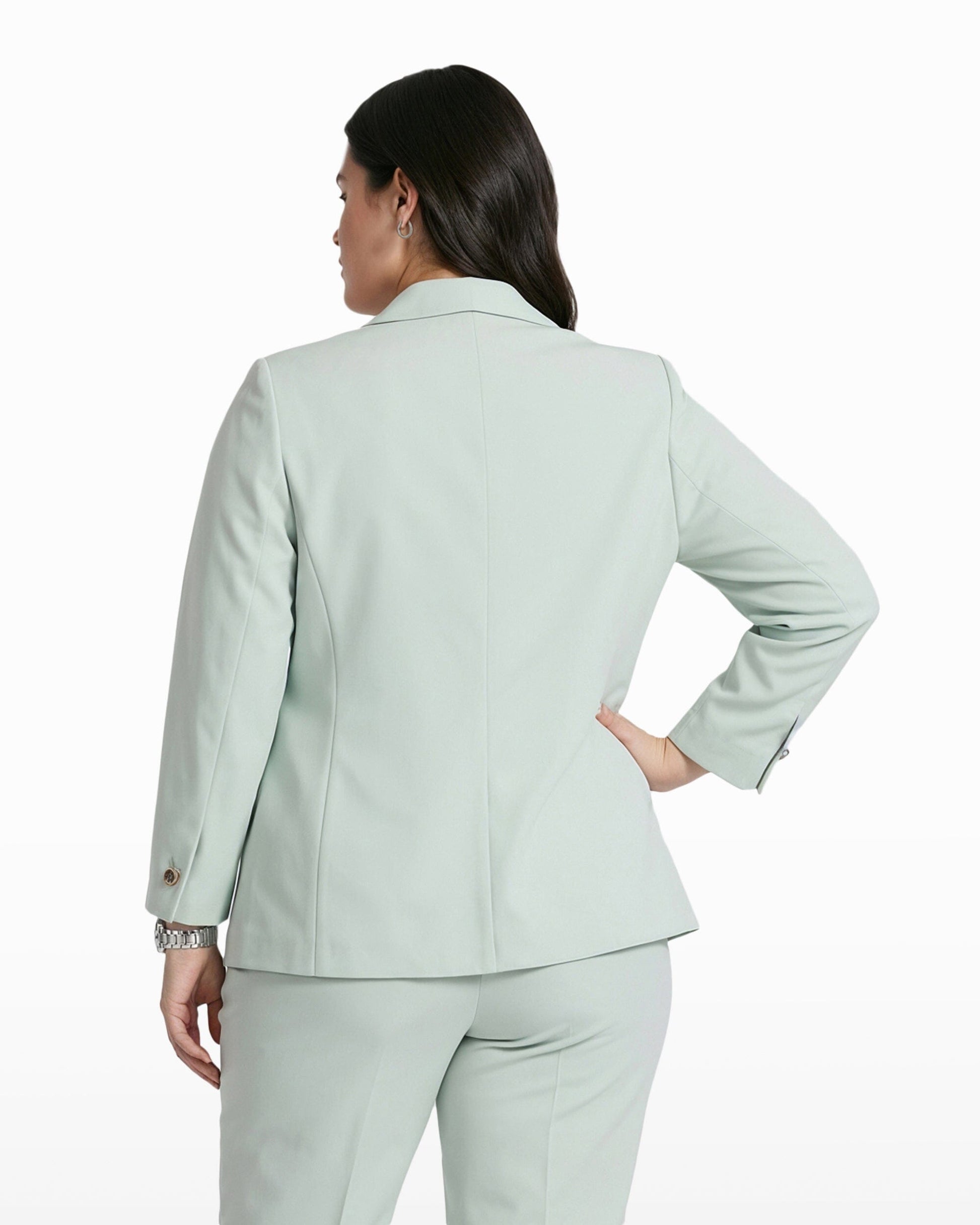Anne Klein Plus Size Shawl Collar Open Front Jacket