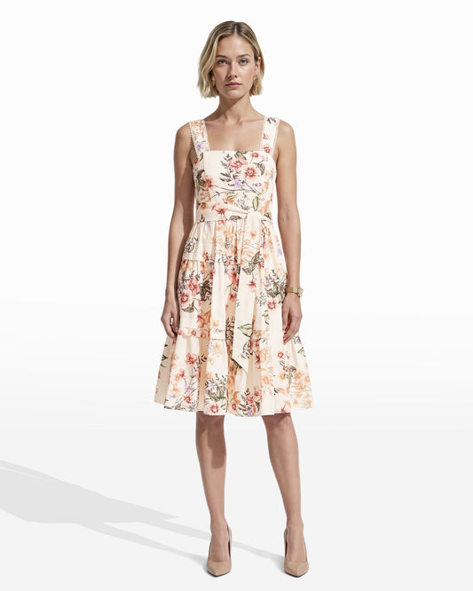 Anne Klein Tiered A Line Classic Midi