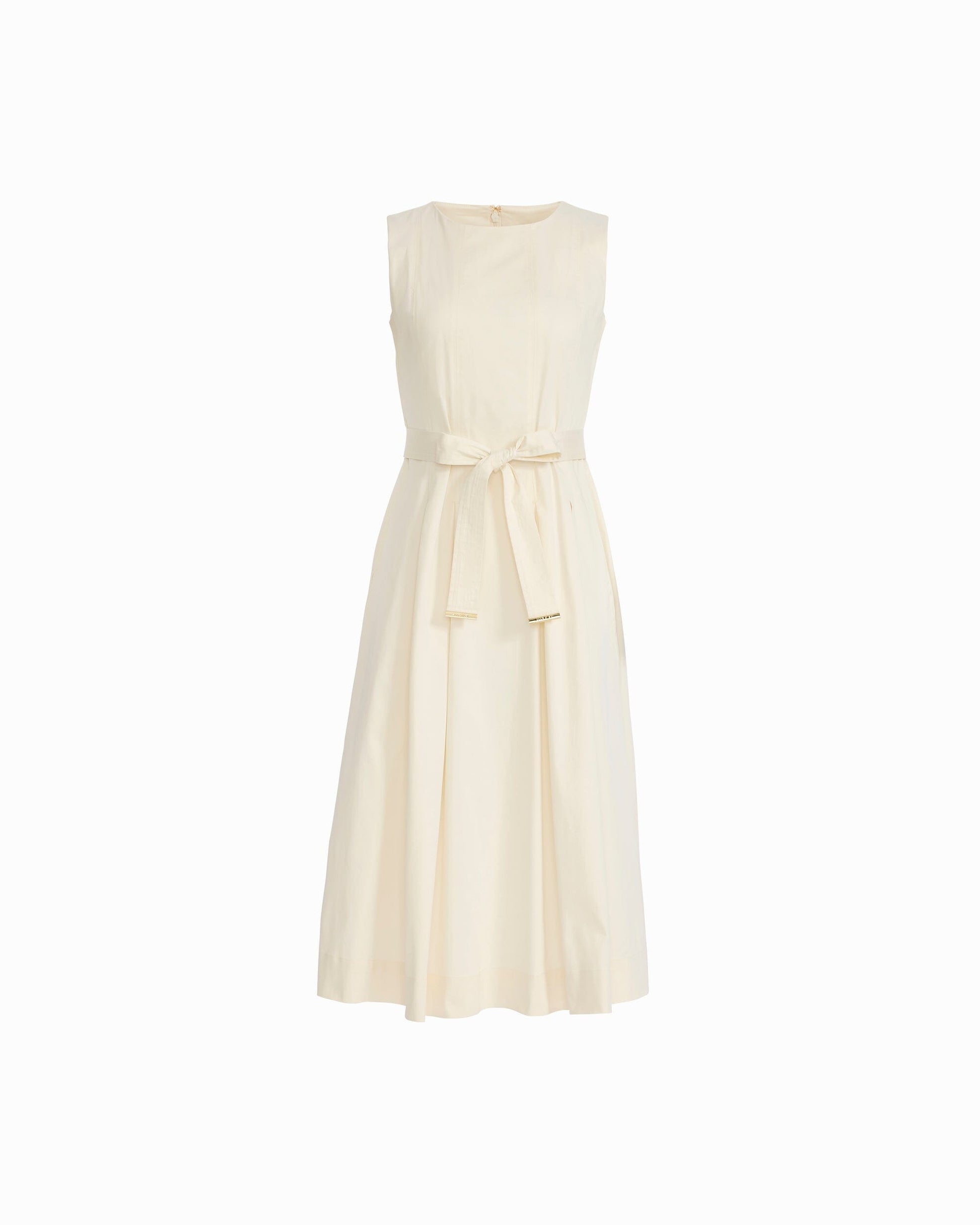 Anne Klein Paneled Bodice Jewel Neck Midi Dress