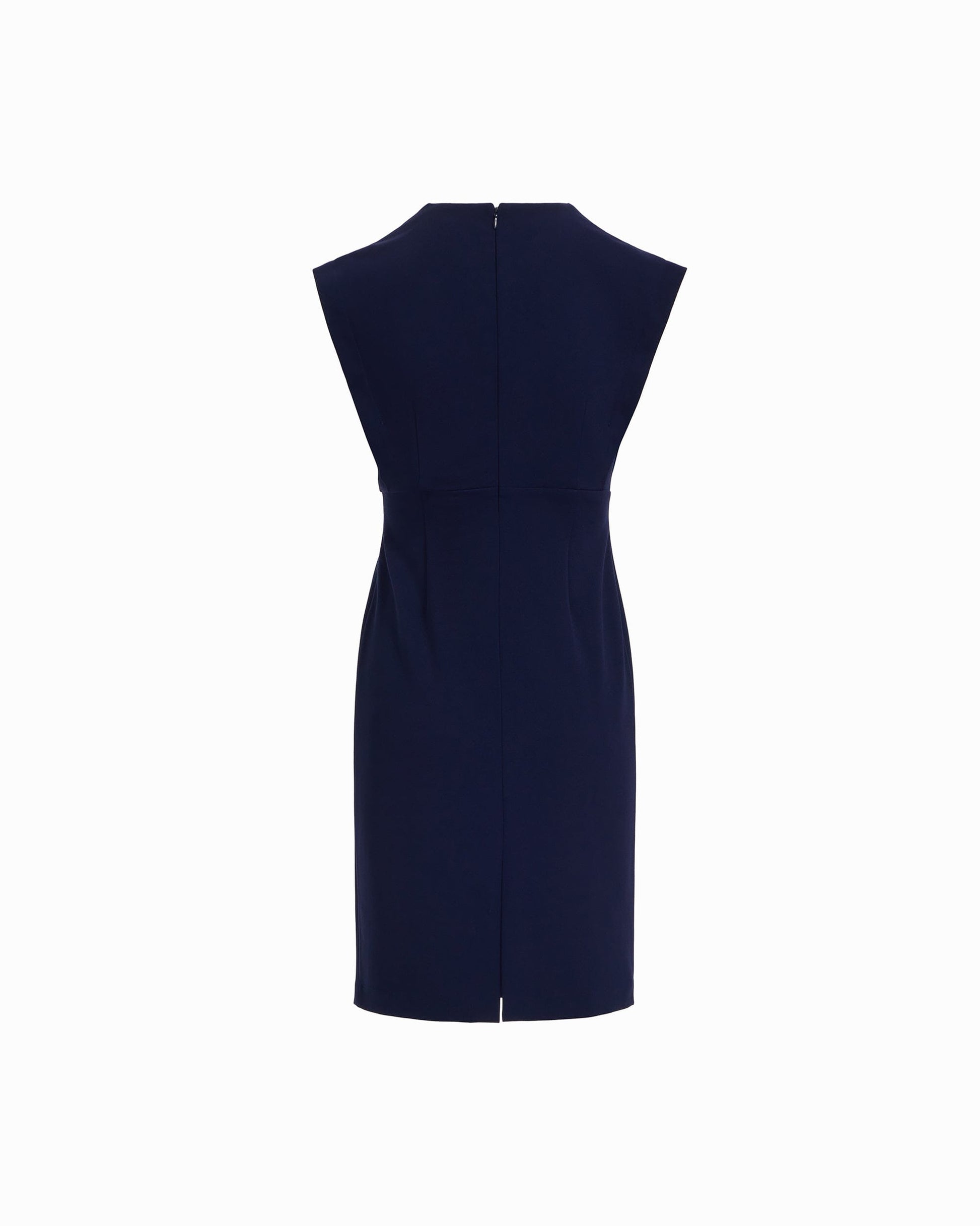 Anne Klein Pleated Bodice Sheath Dress