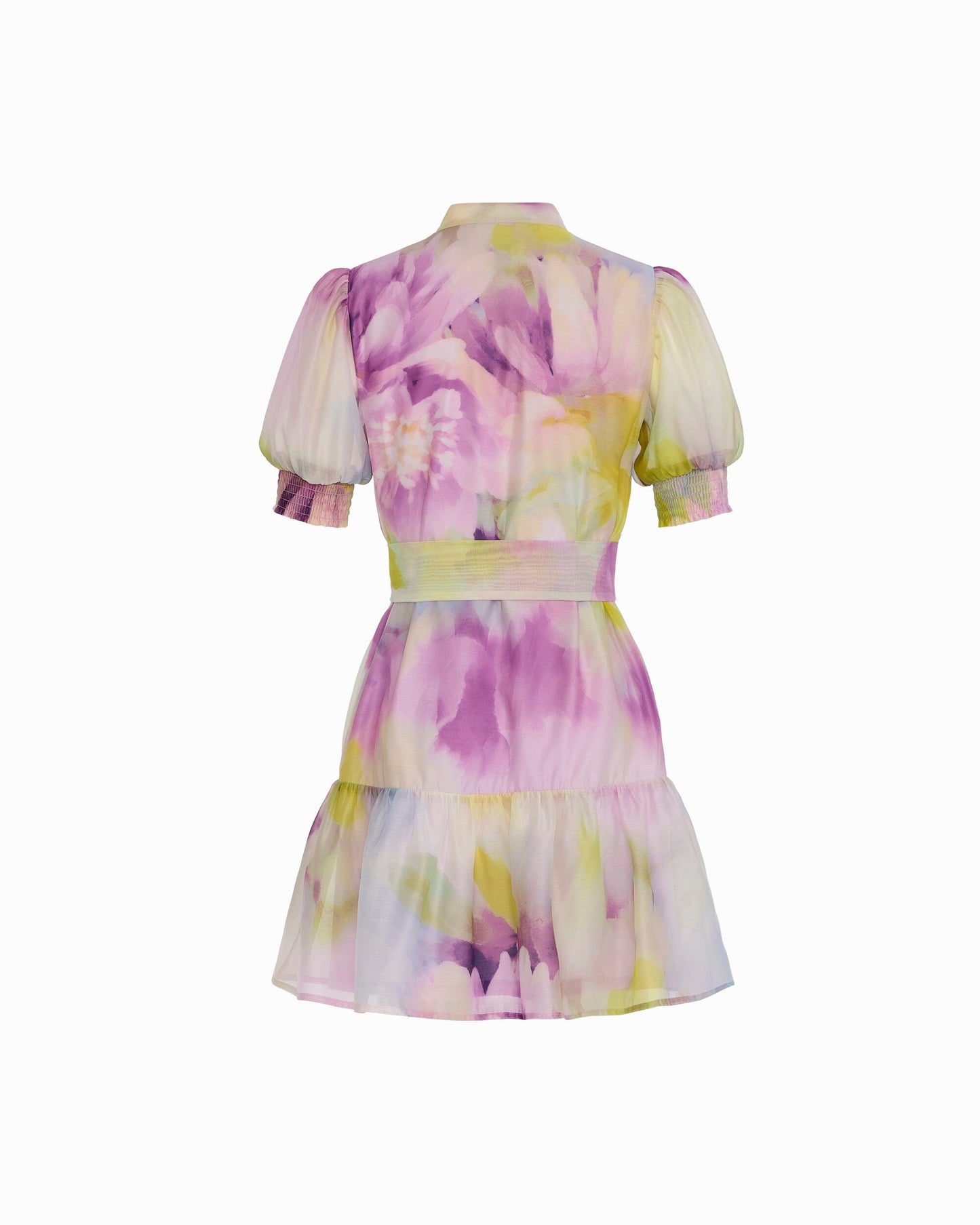 Anne Klein Puff Sleeve Shirt Dress