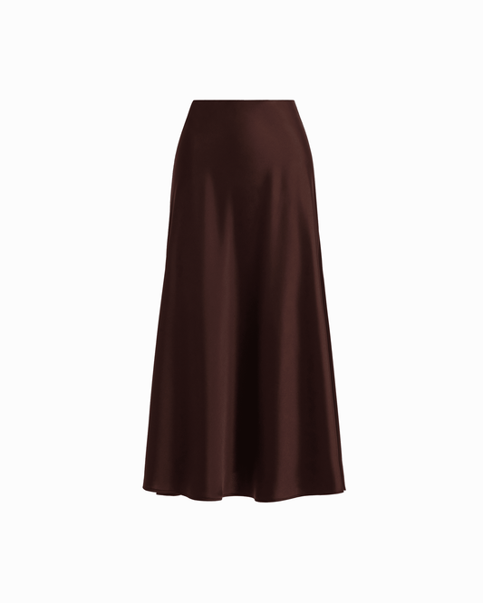 Anne Klein Bias Cut Flared Pull-On Skirt