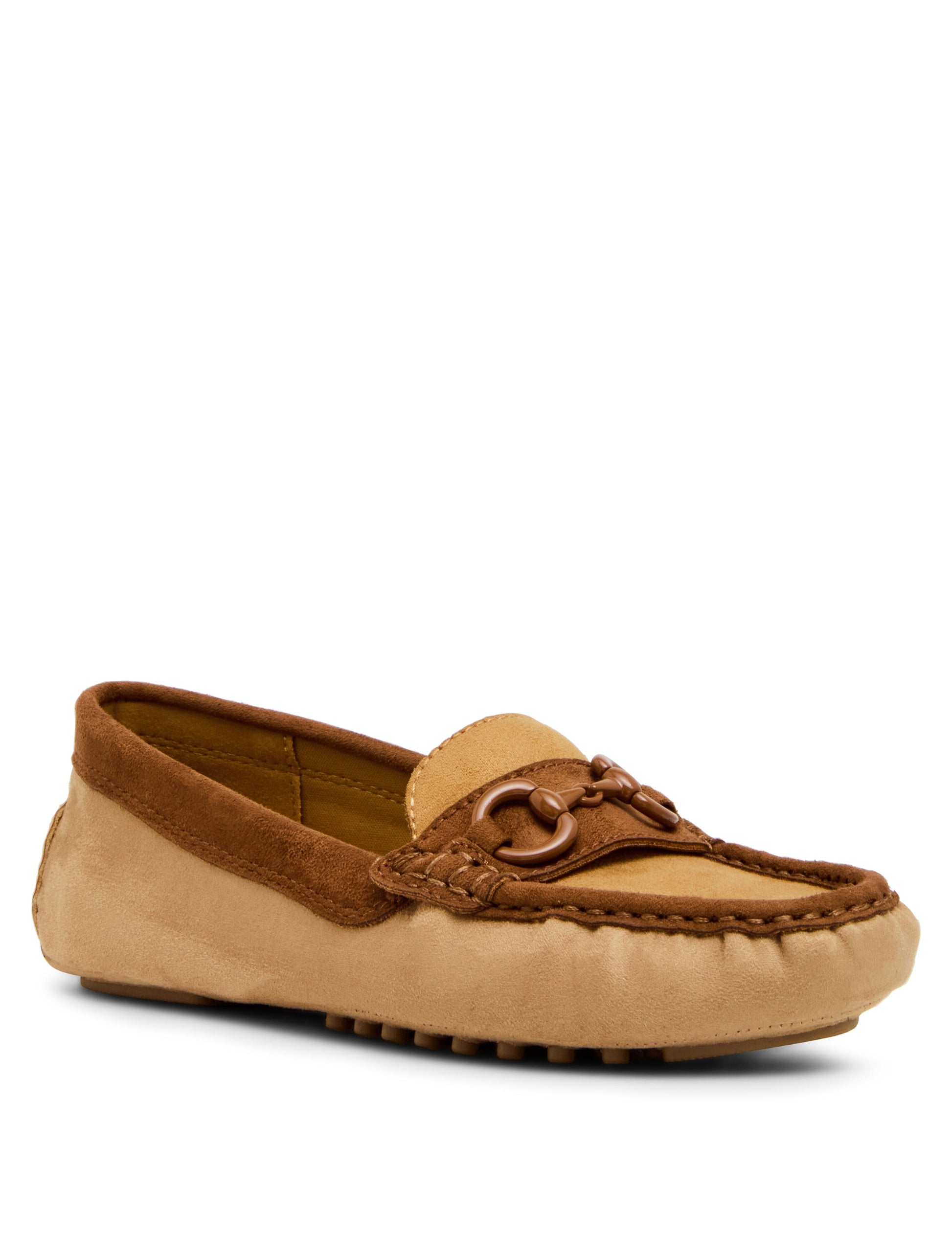 Anne Klein Chrystie Moccasin Loafer in Suede
