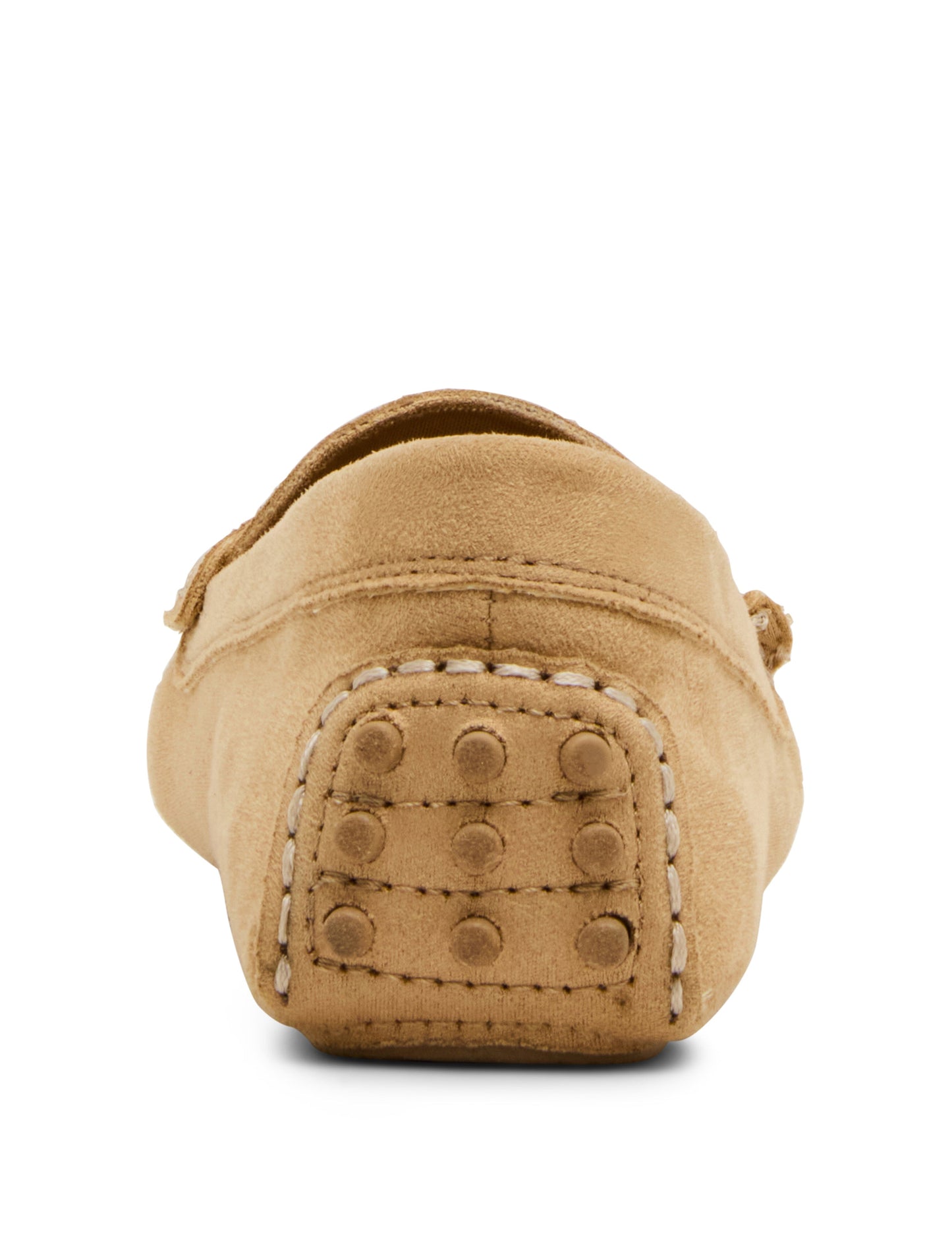 Anne Klein Chrystie Moccasin Loafer in Camel Suede