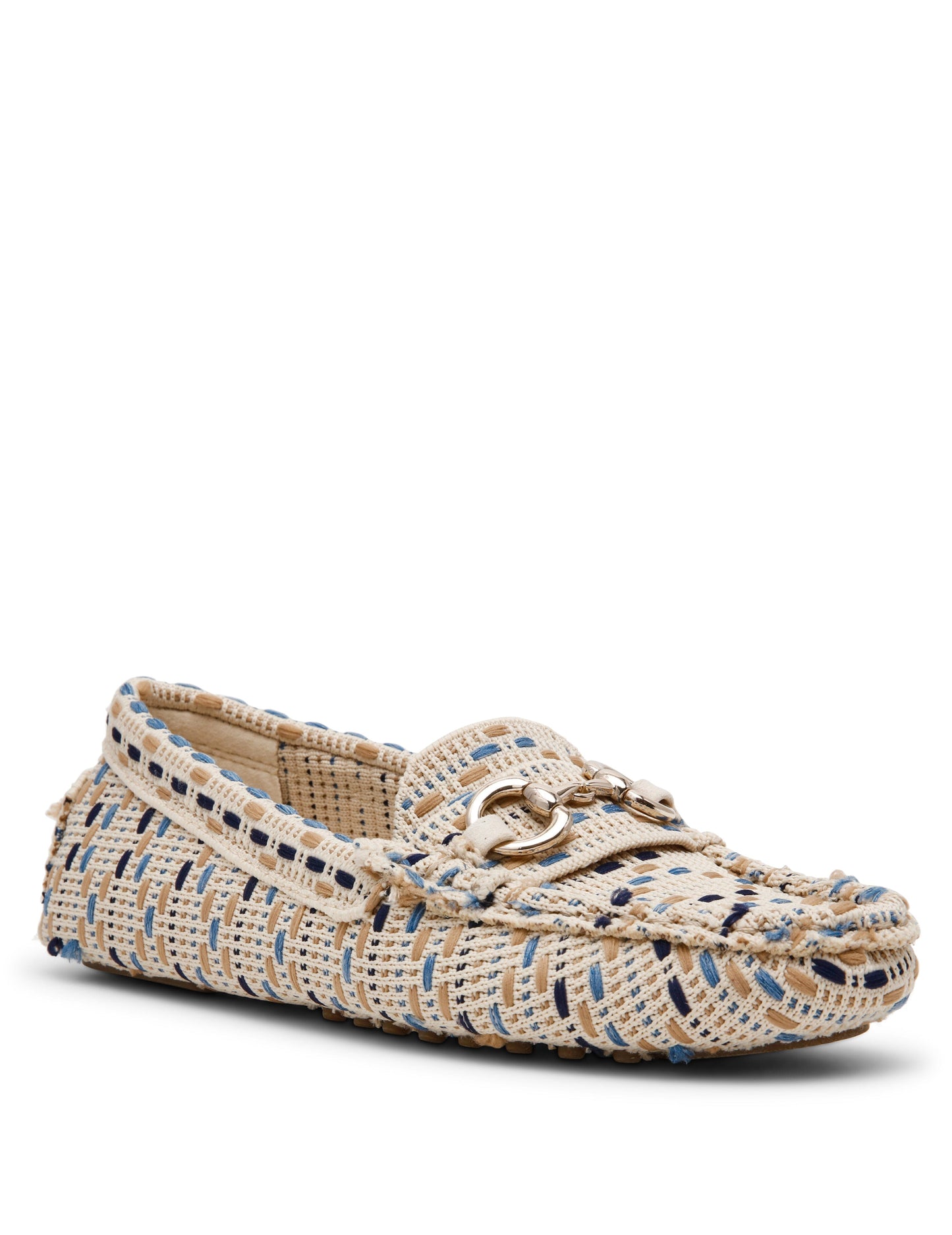 Anne Klein Chrystie Woven Moccasin Loafer