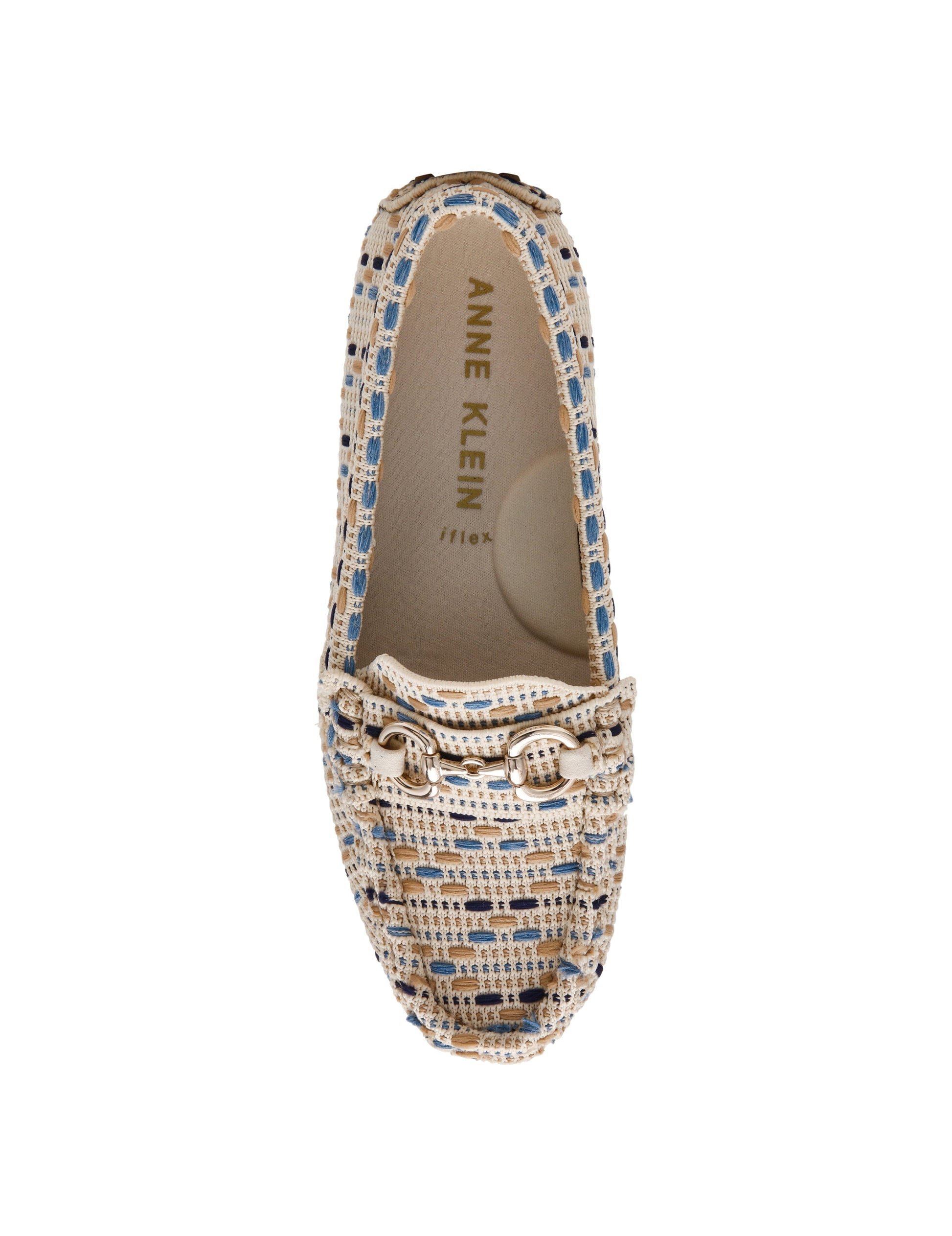 Anne Klein Chrystie Woven Moccasin Loafer