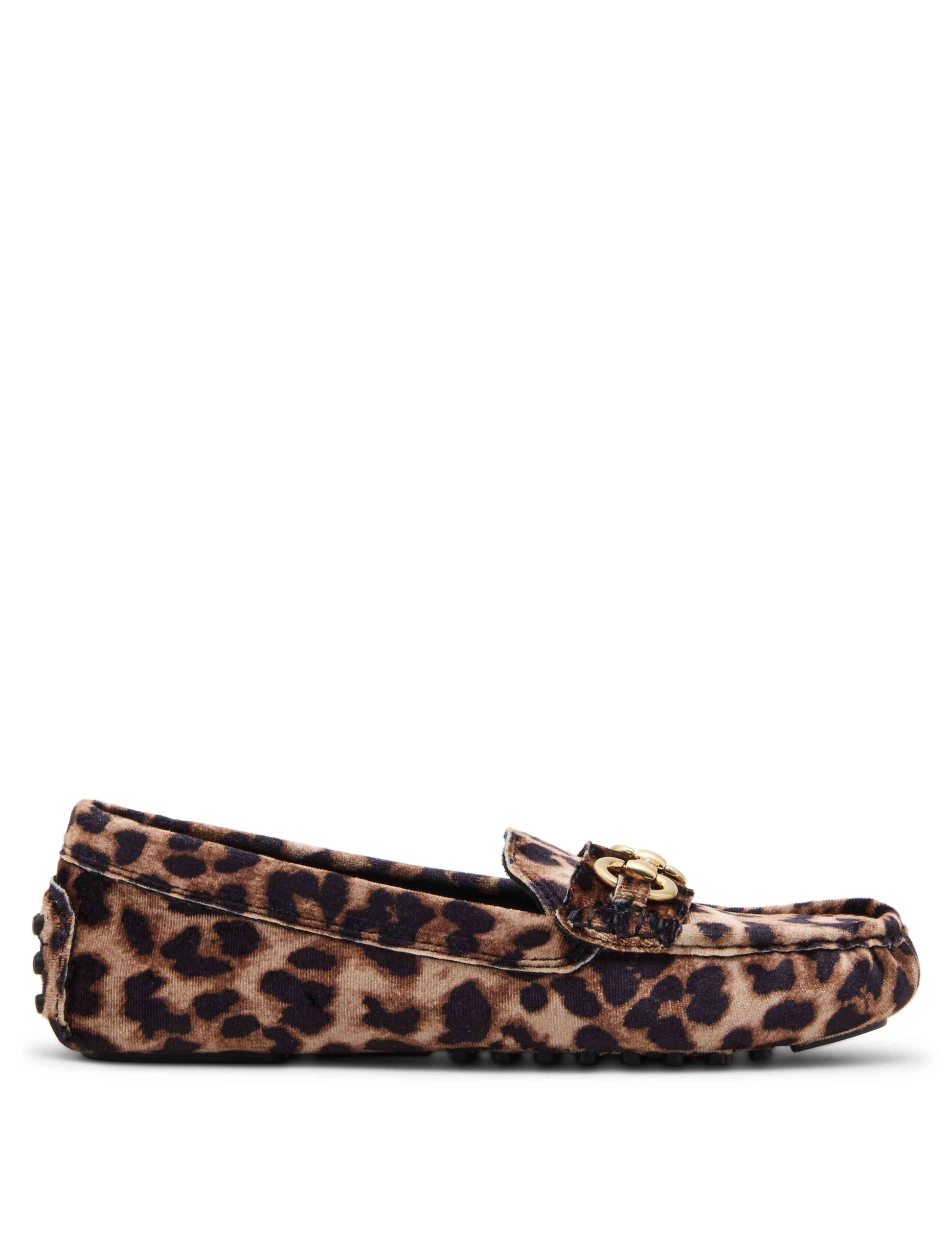 Anne Klein Chrystie Leopard Print Moccasin Loafer