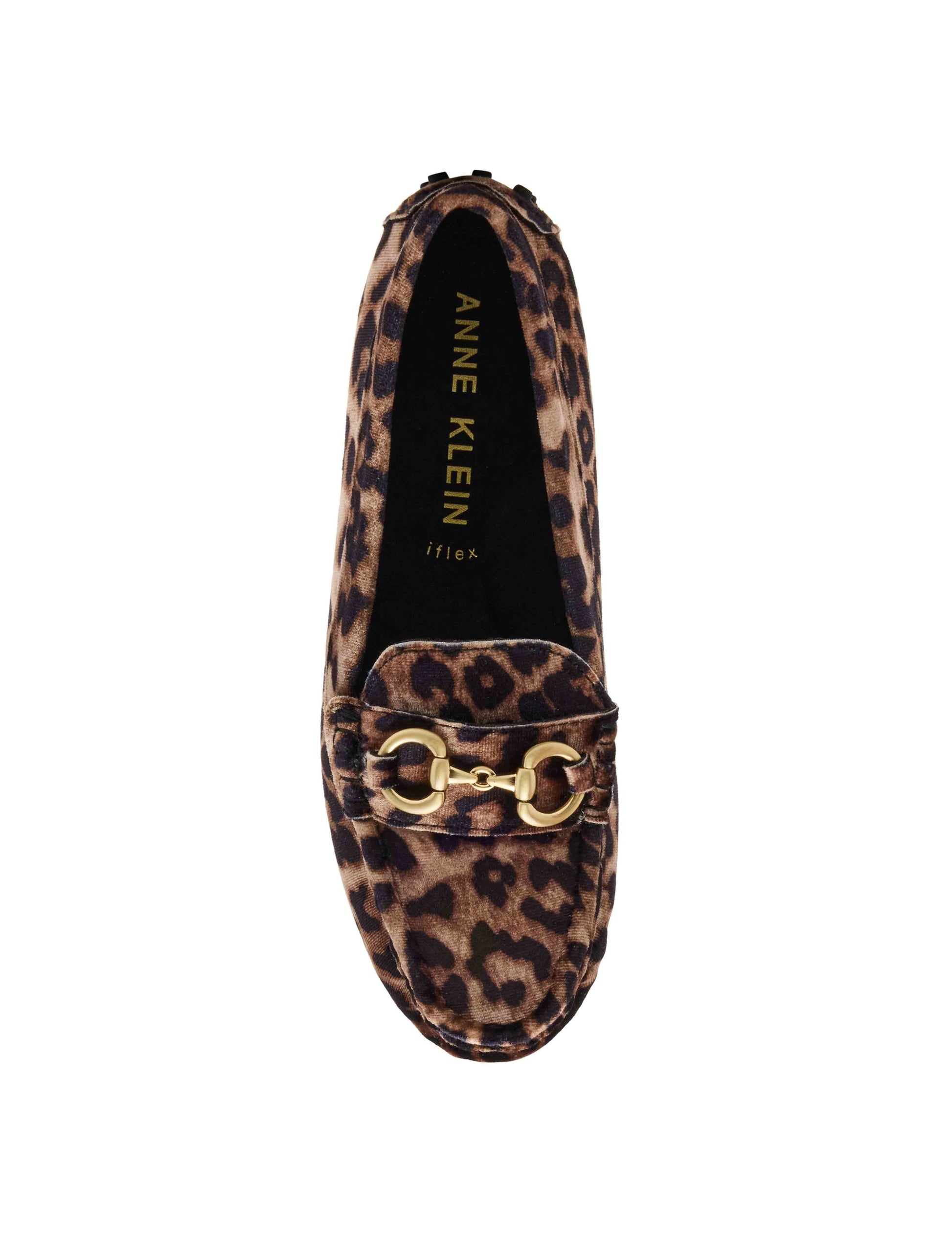 Anne Klein Chrystie Leopard Print Moccasin Loafer
