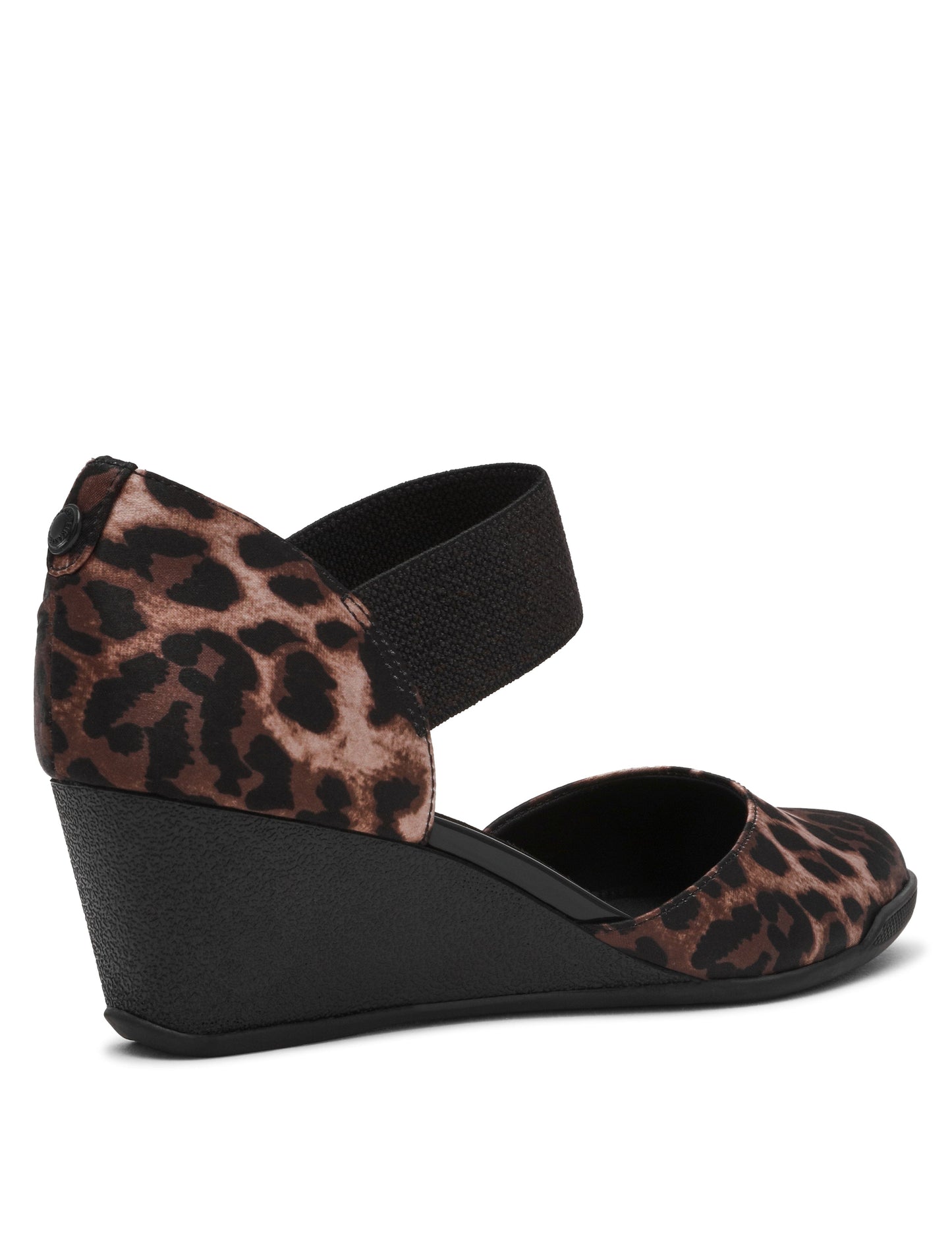 Anne Klein Tiffany Leopard Print Wedge Pump